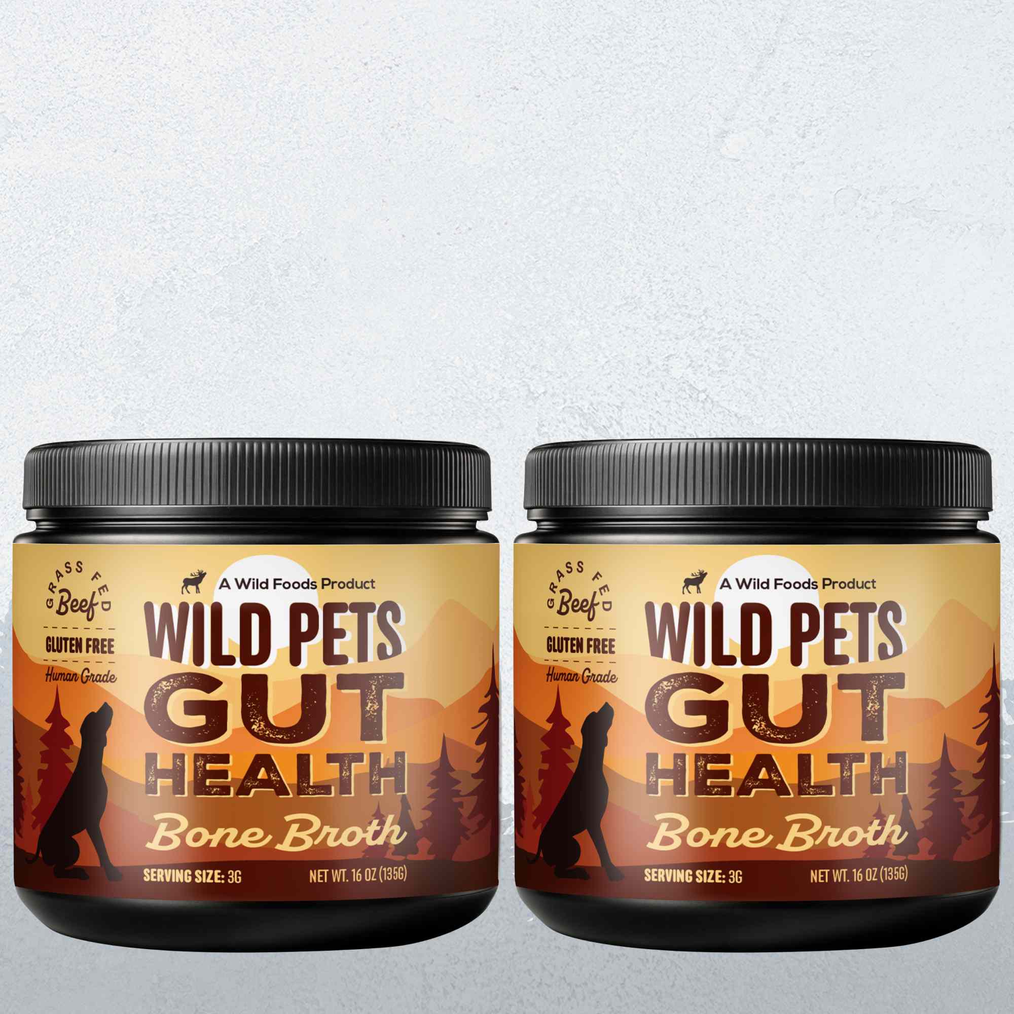 Wild Bone Broth for Pets, Gut & Immune Support