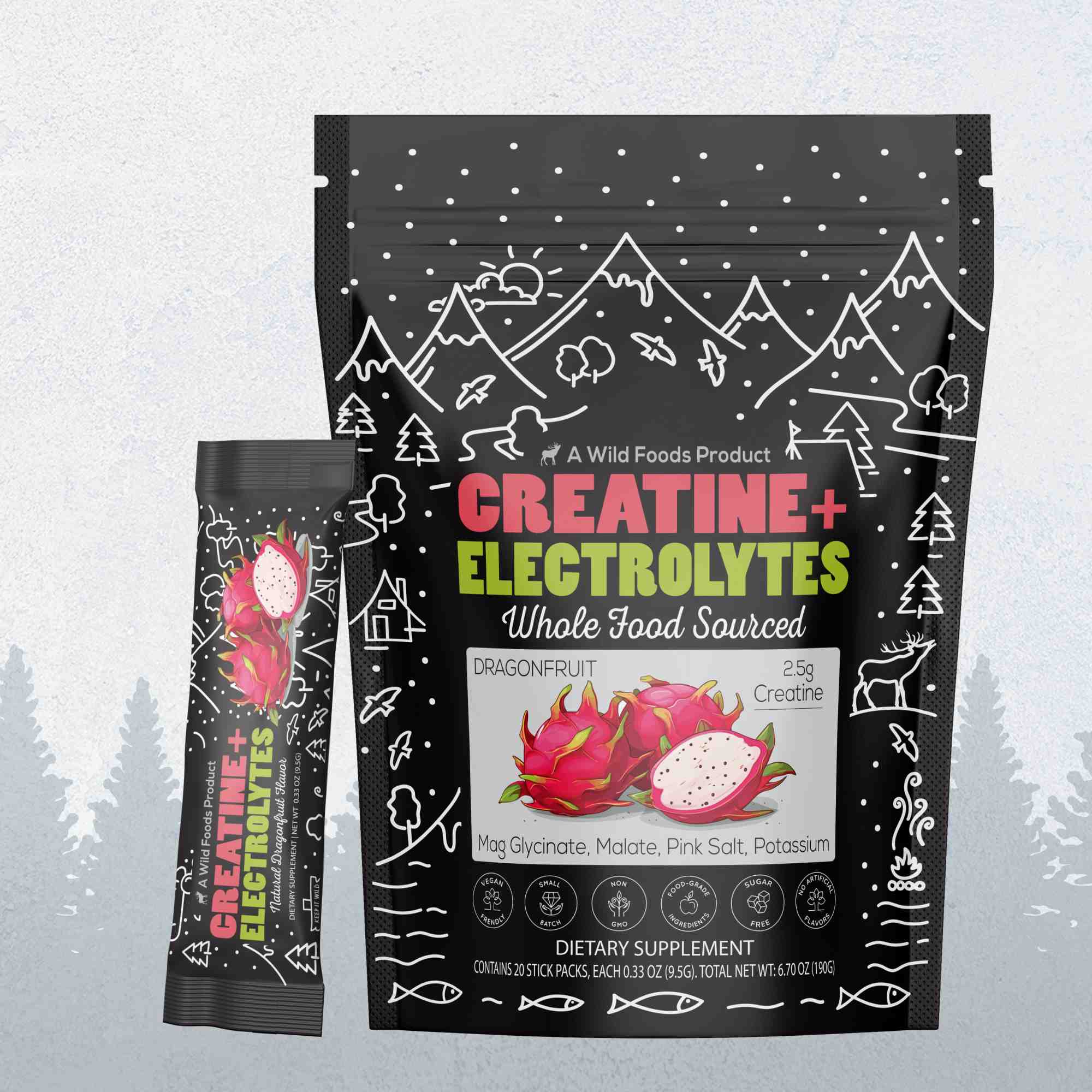 Creatine + Electrolytes, Delicious Dragonfruit For Performance & Hydration