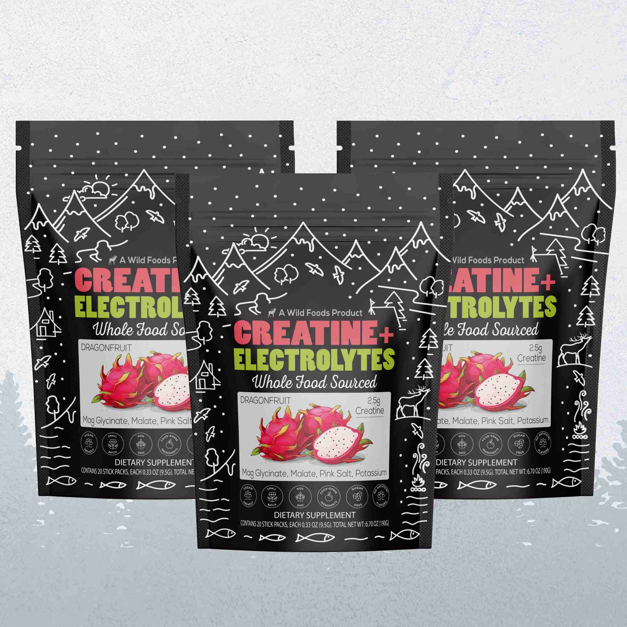 Creatine + Electrolytes, Delicious Dragonfruit For Performance & Hydration