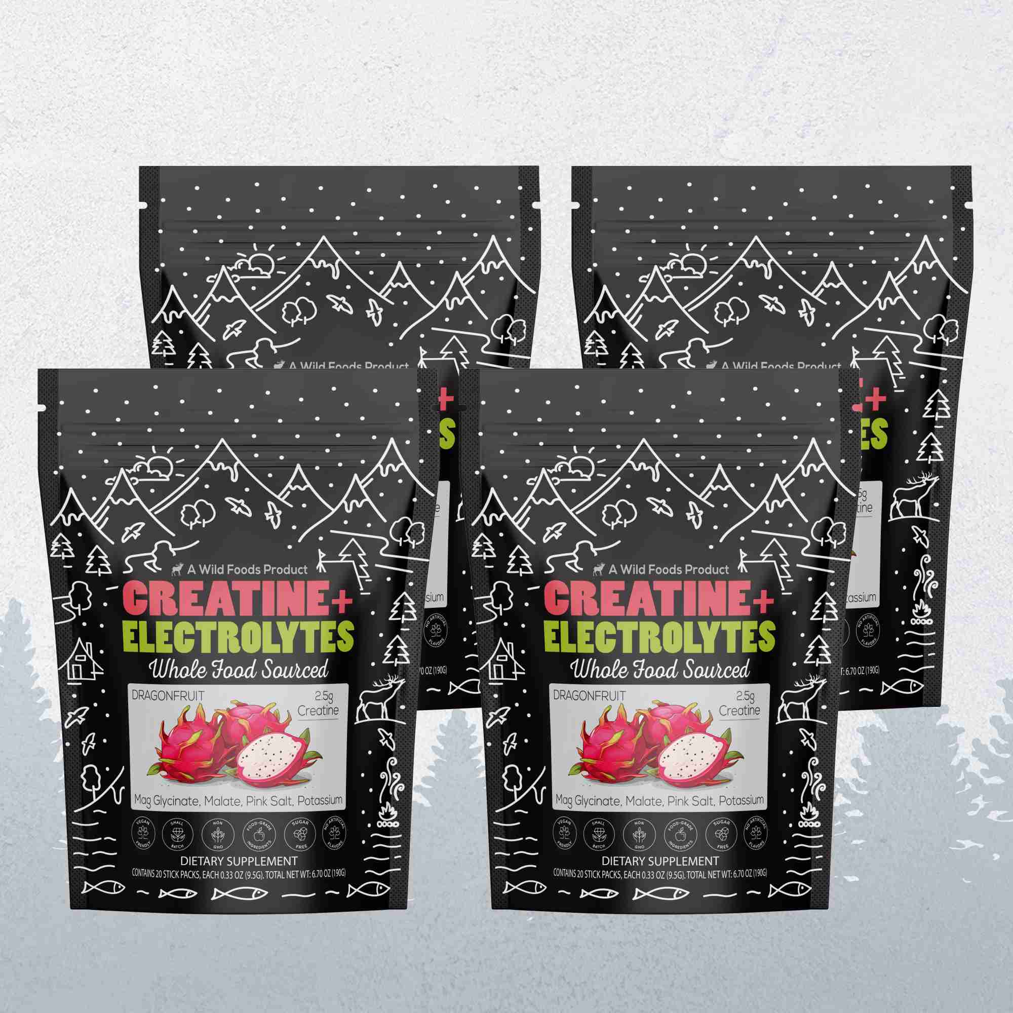 NEW! Creatine + Electrolytes, Delicious Dragonfruit For Performance & Hydration