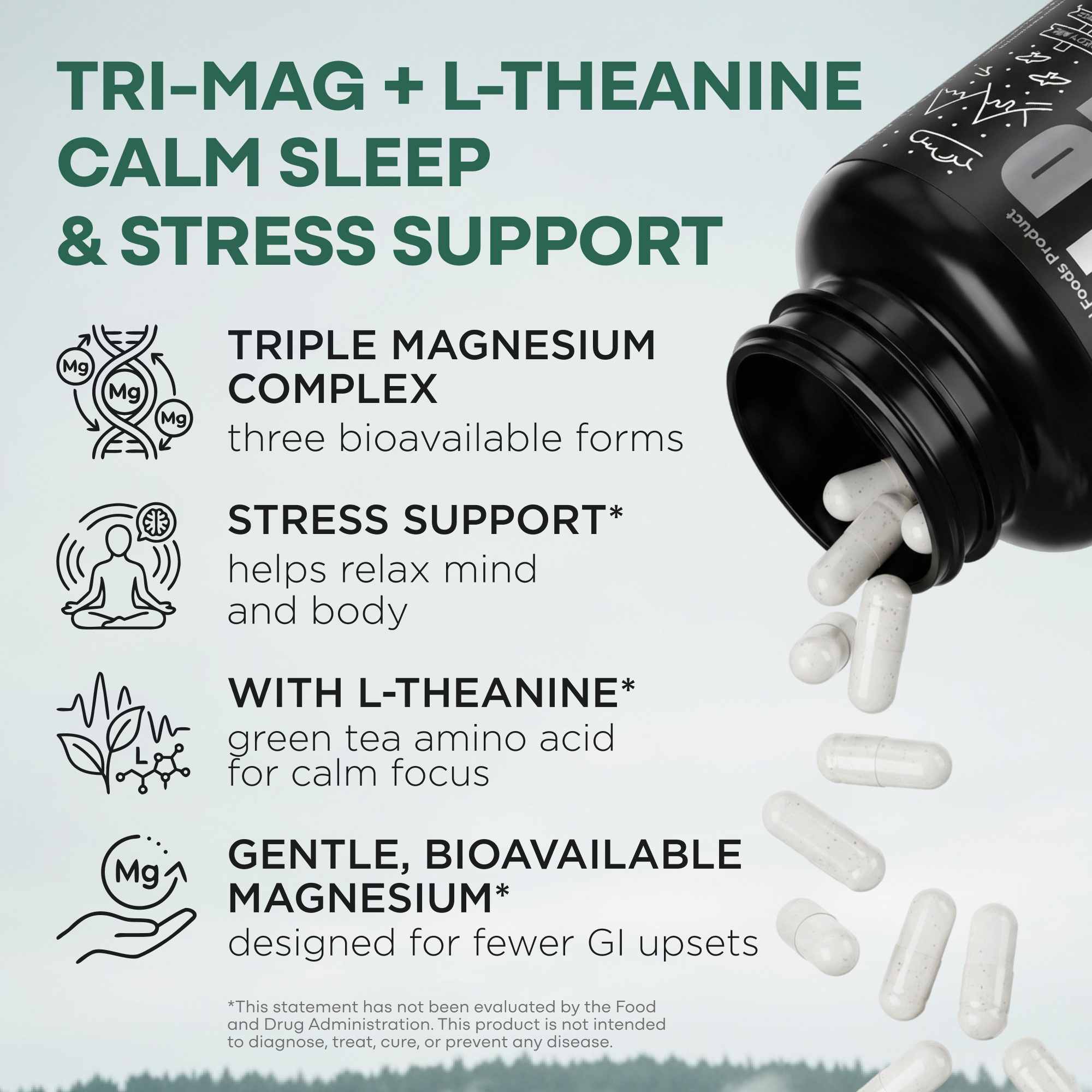 Wild Calm - Tri-Mag & L-Theanine