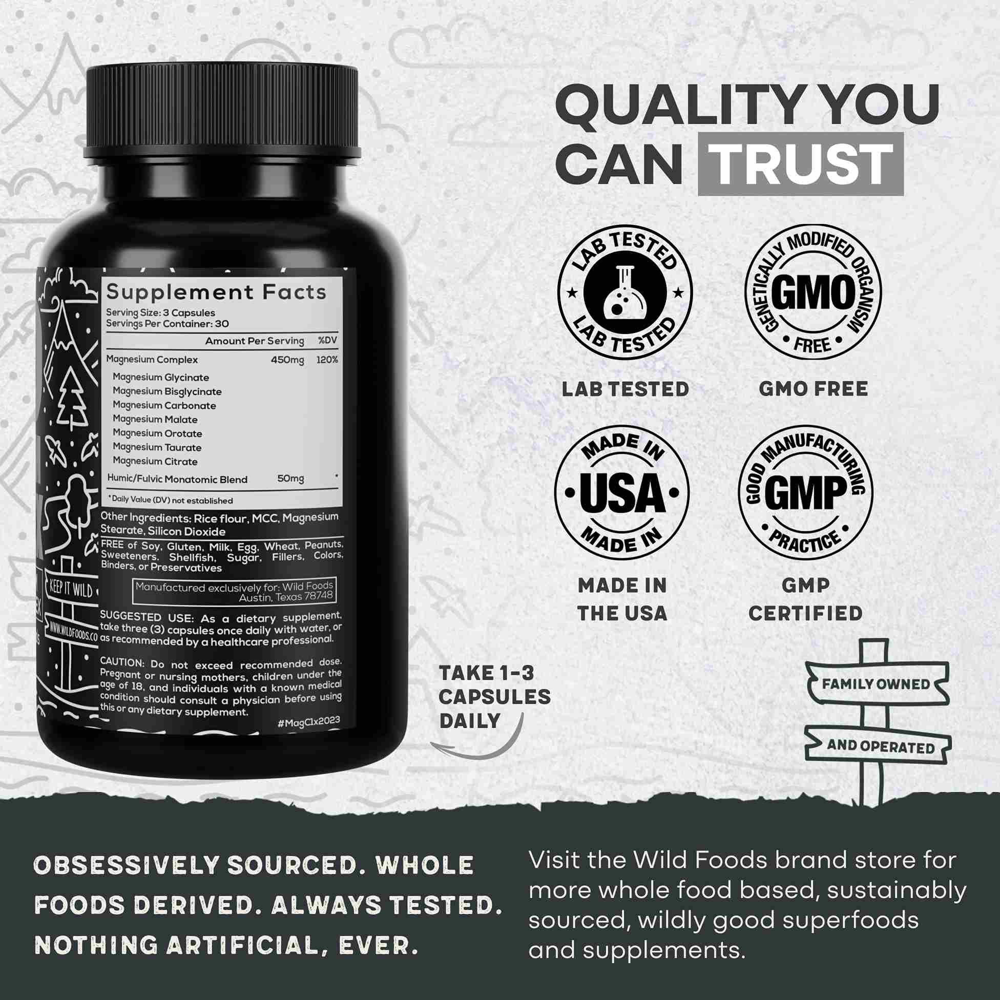 Magnesium Complex | 7-in-1 Complete Spectrum Formula for Sleep, Energy & Recovery