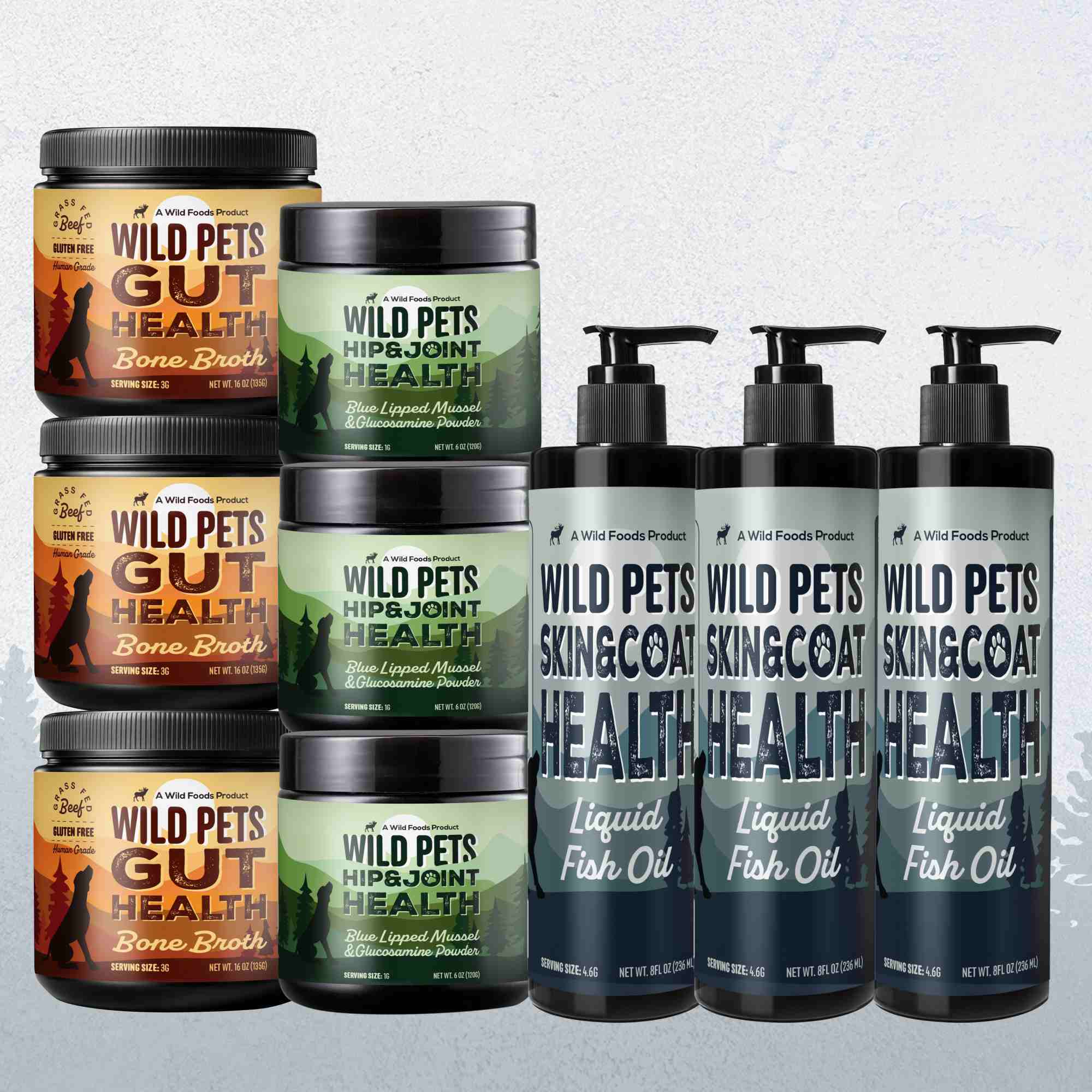 Wild Bone Broth for Pets, Gut & Immune Support