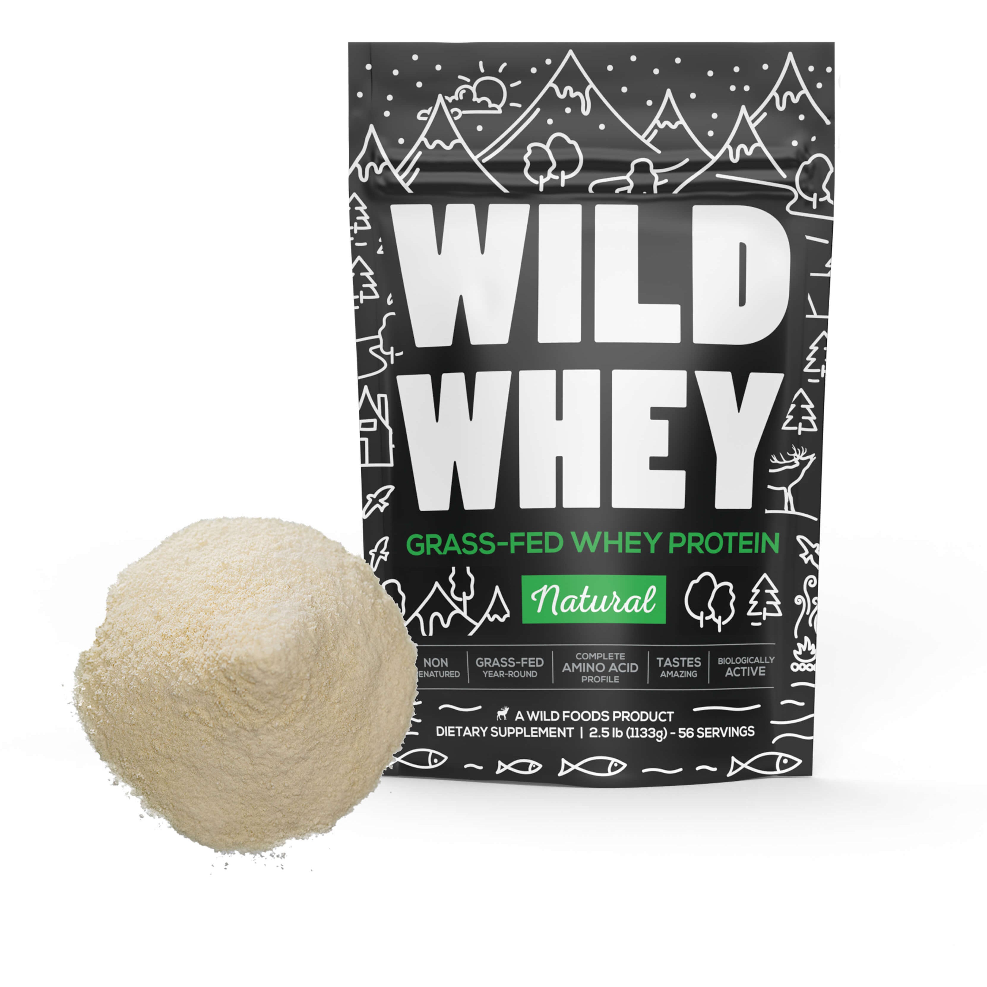 Grass-fed Whey Protein by Wild Foods