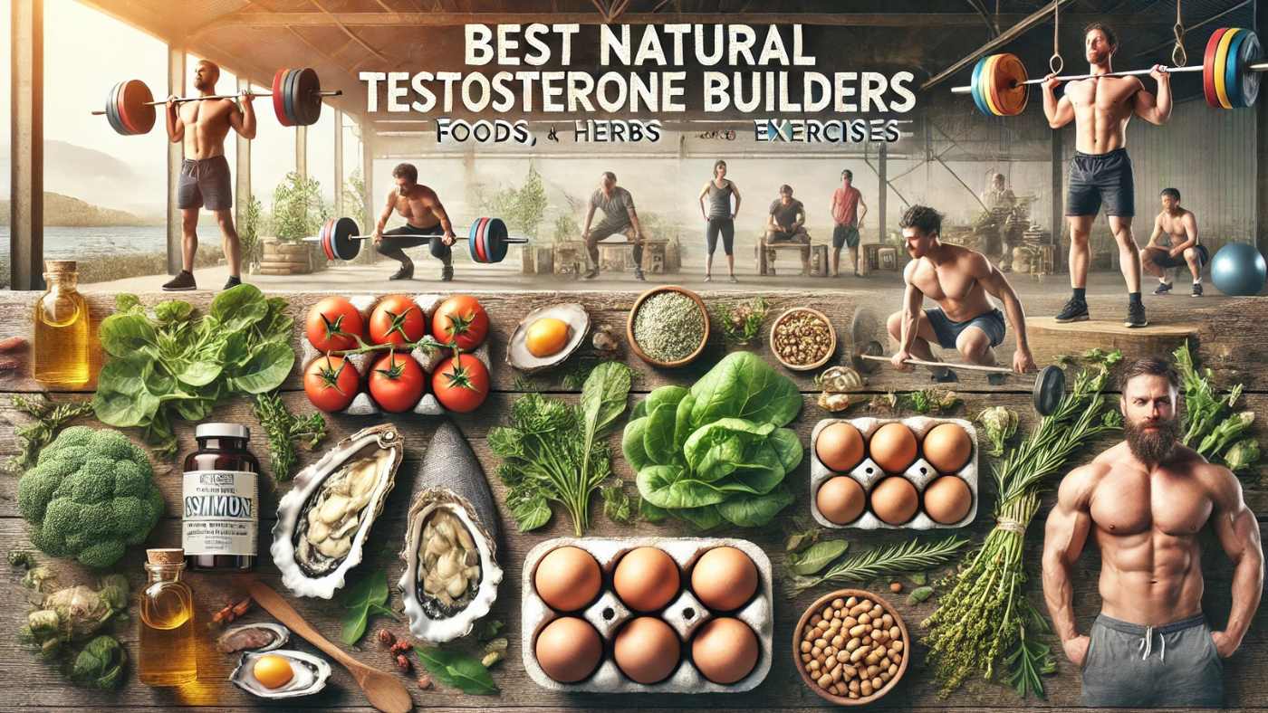 Best Natural Testosterone Builders: Foods, Herbs, and Exercises