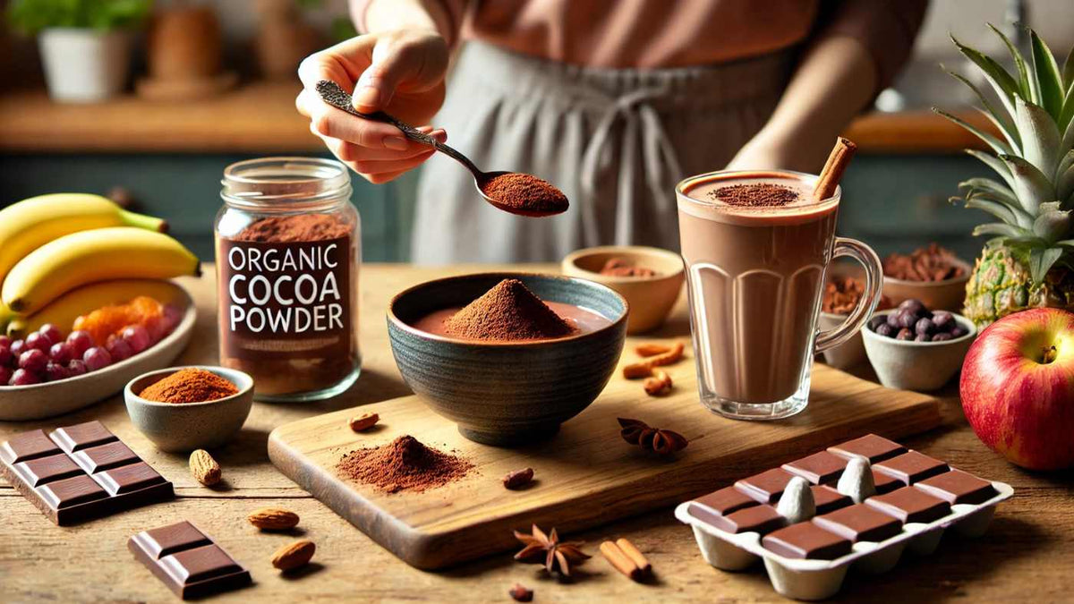Dite Coco Organic cocoa powder nutrition facts inform why this natural superfood ...