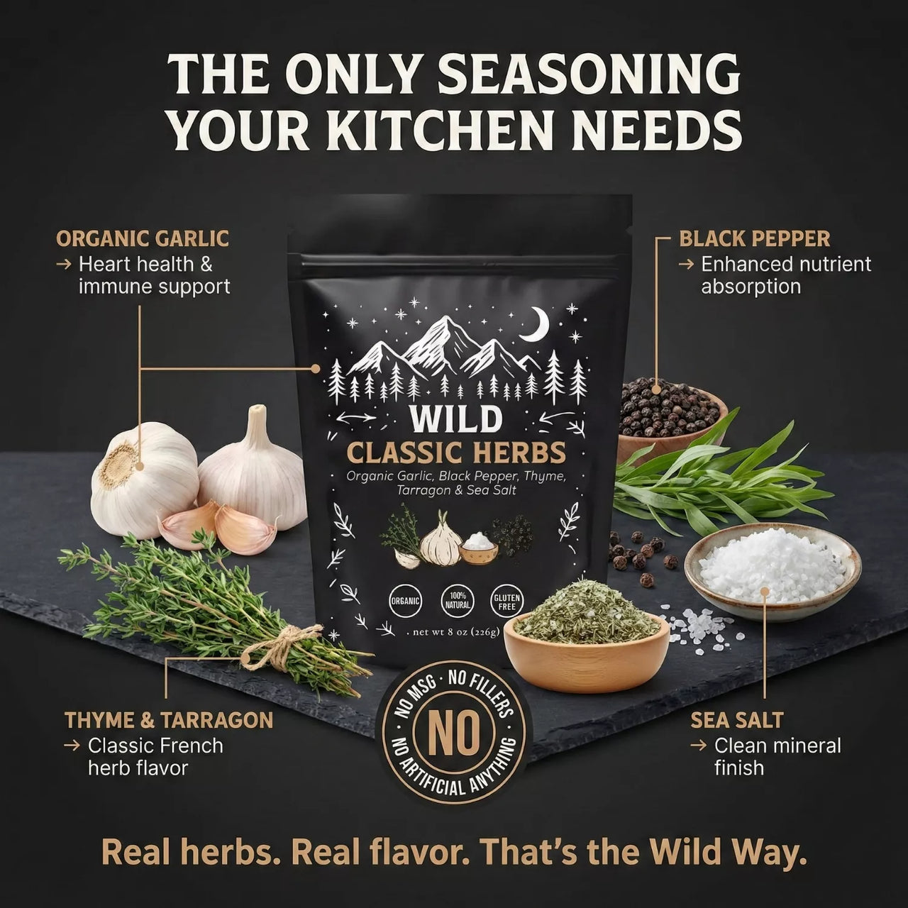 Wild Classic Herbs 4oz