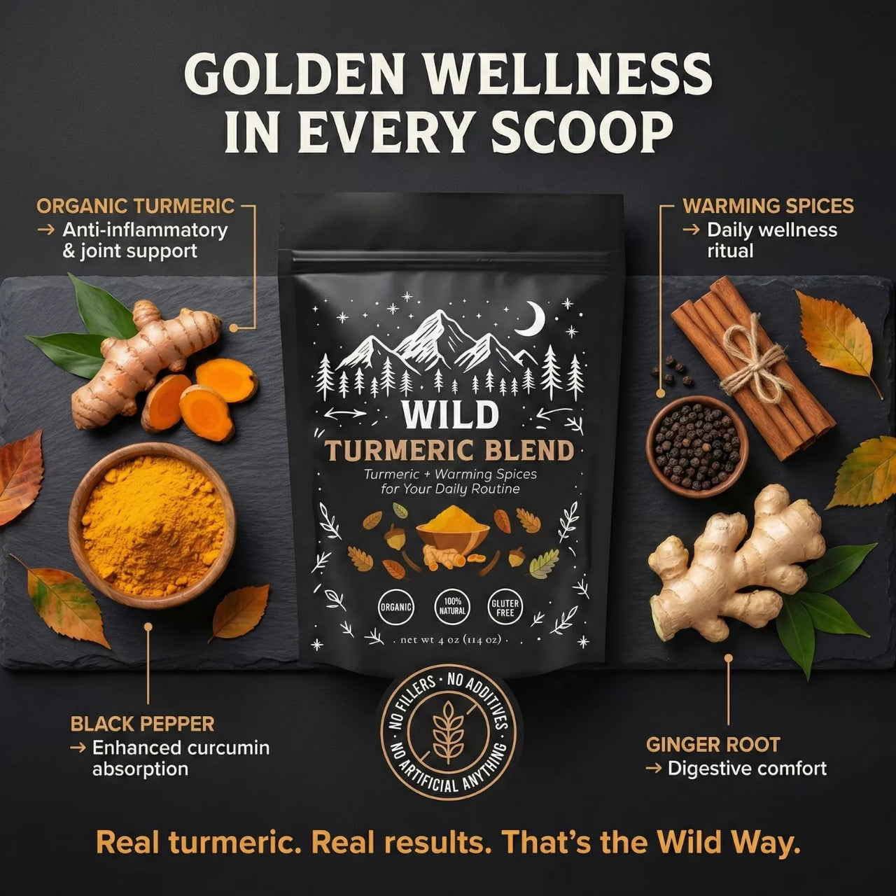 Wild Turmeric Blend 4oz
