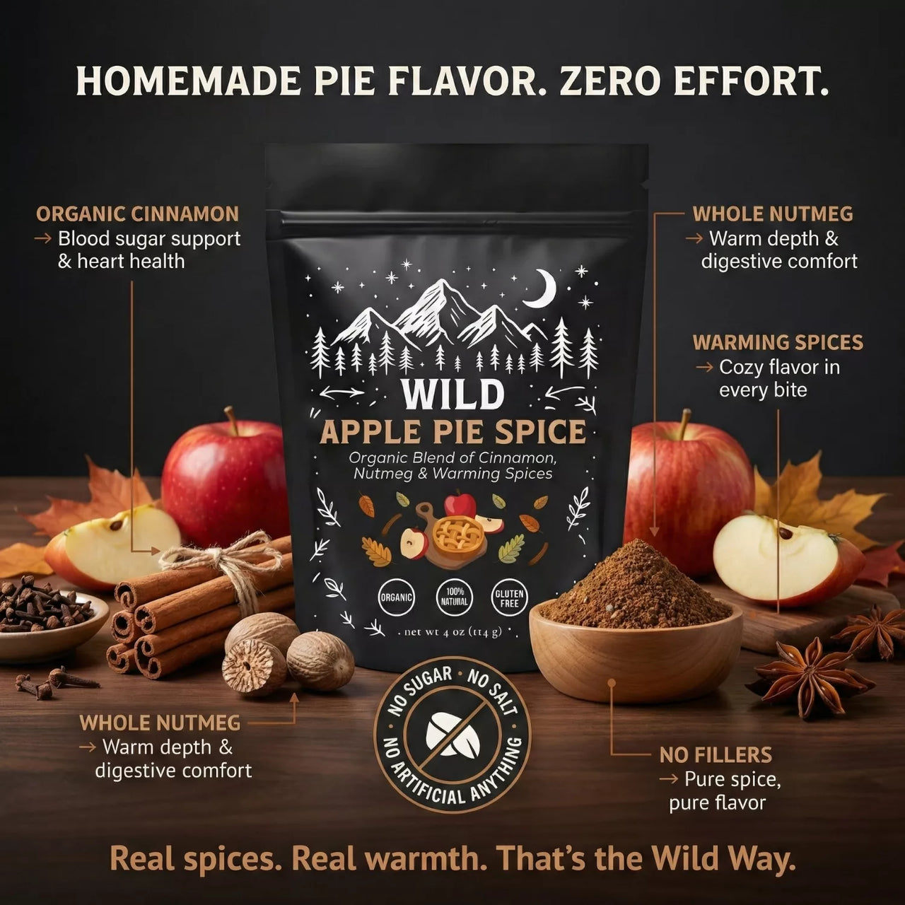 Wild Apple Pie Spice 4oz