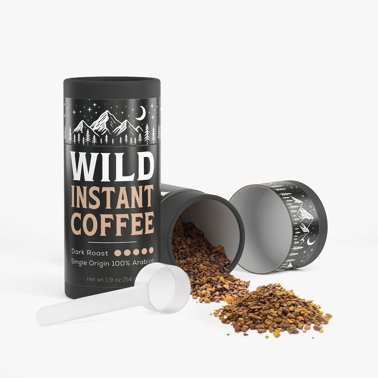 Wild Instant Coffee (Dark Roast) — Single Origin, 100% Arabica