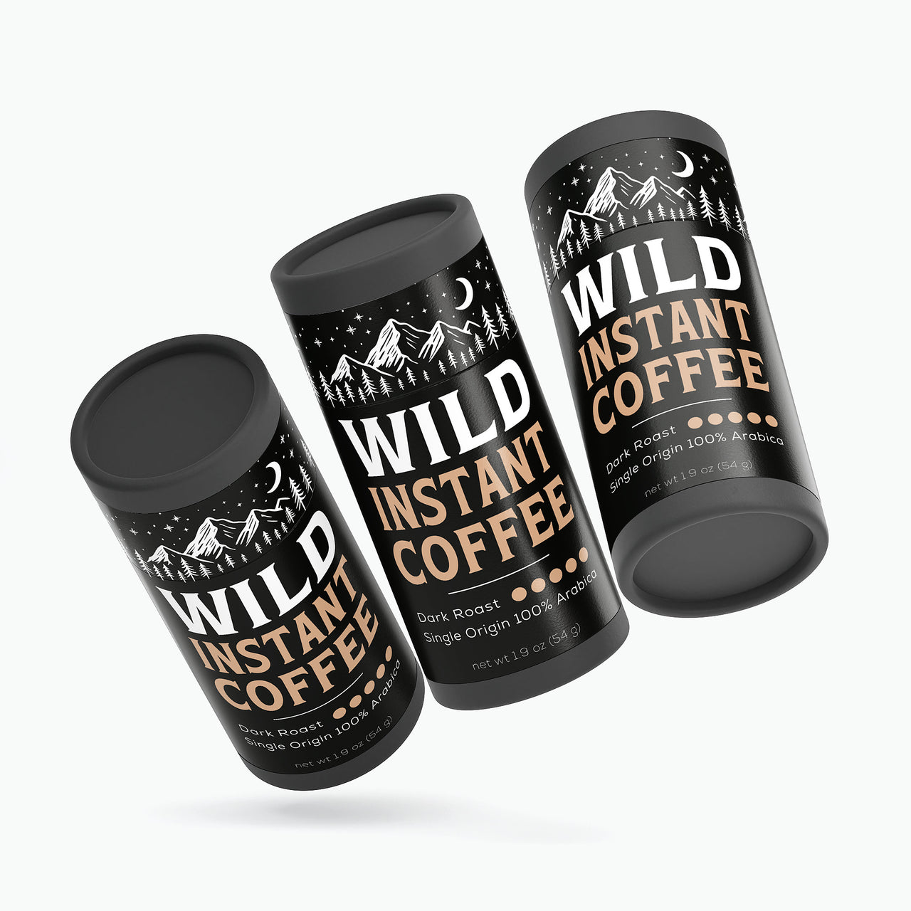 Wild Instant Coffee (Dark Roast) — Single Origin, 100% Arabica