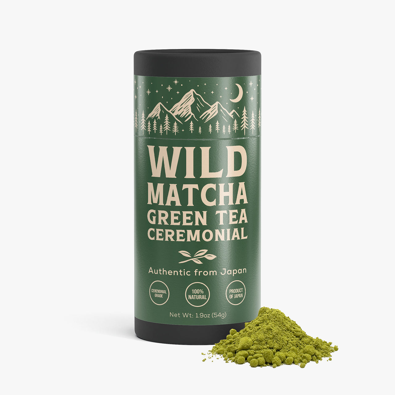 Wild Matcha Green Tea Powder — Ceremonial, Authentic from Japan