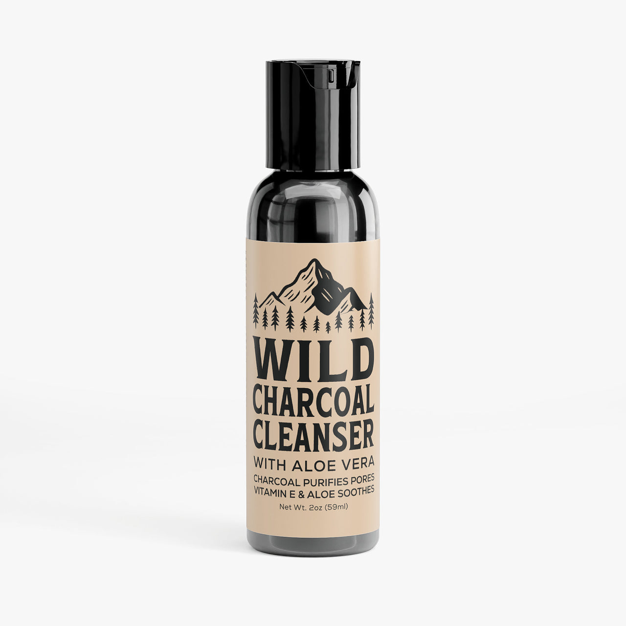 Wild Charcoal Cleanser — with Aloe Vera + Vitamin E