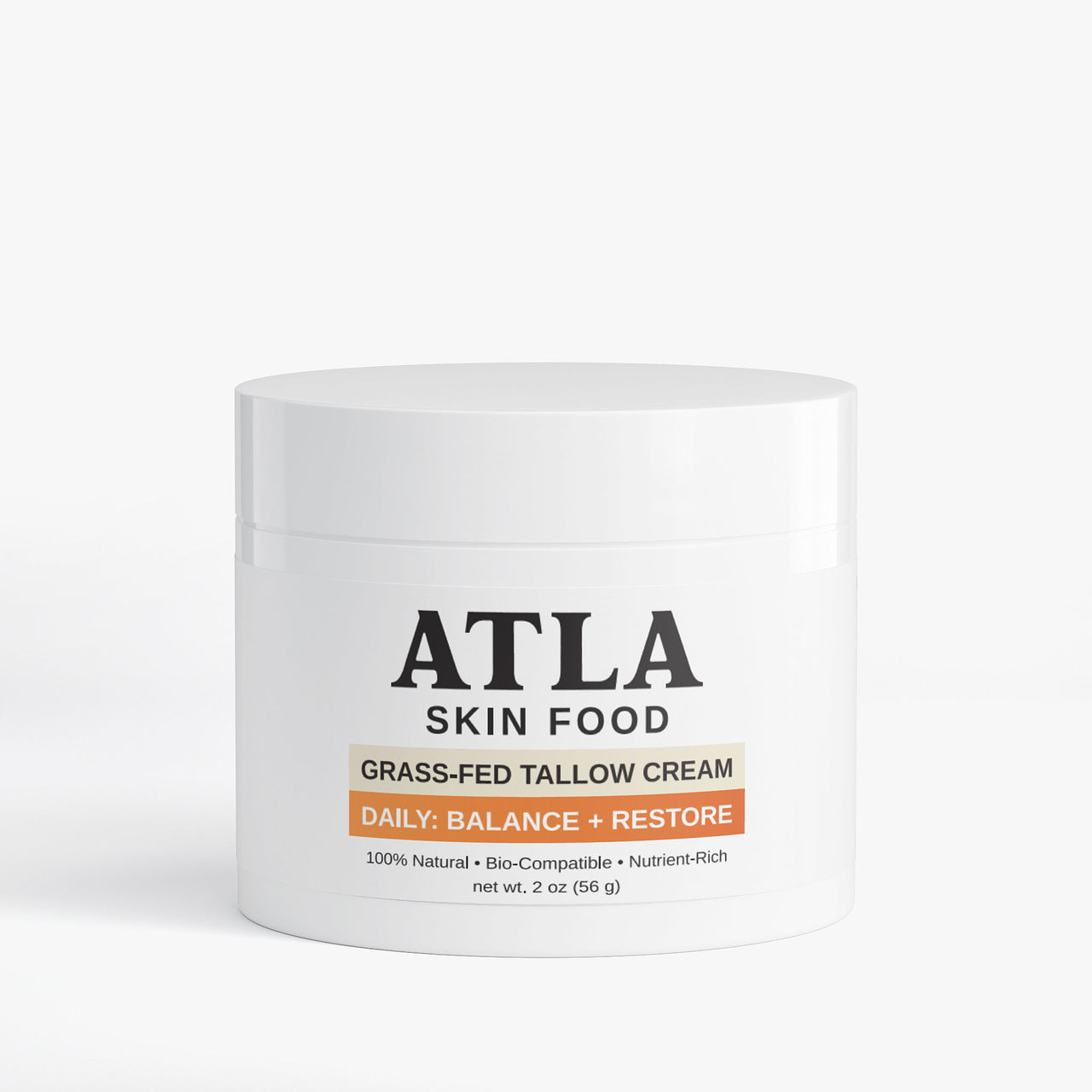 ATLA Skin Food Daily Tallow Cream — Pure & Balanced