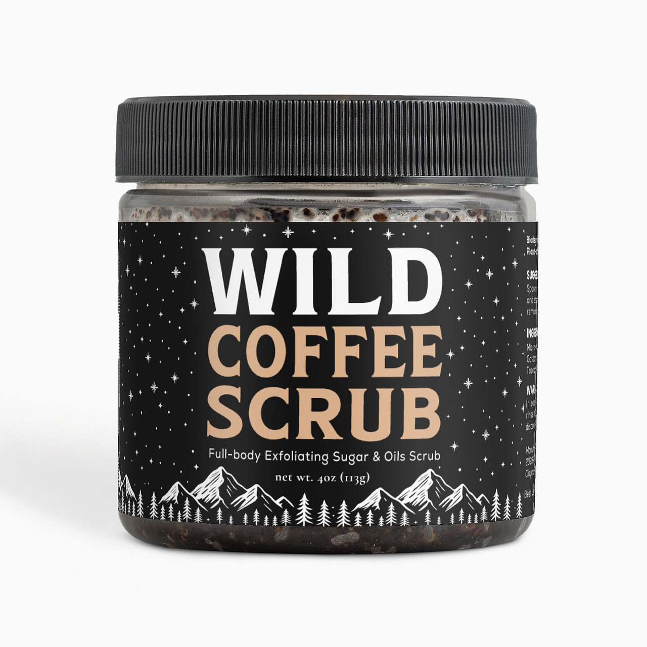 Wild Coffee Scrub — Full-Body Exfoliating Sugar & Oils Scrub