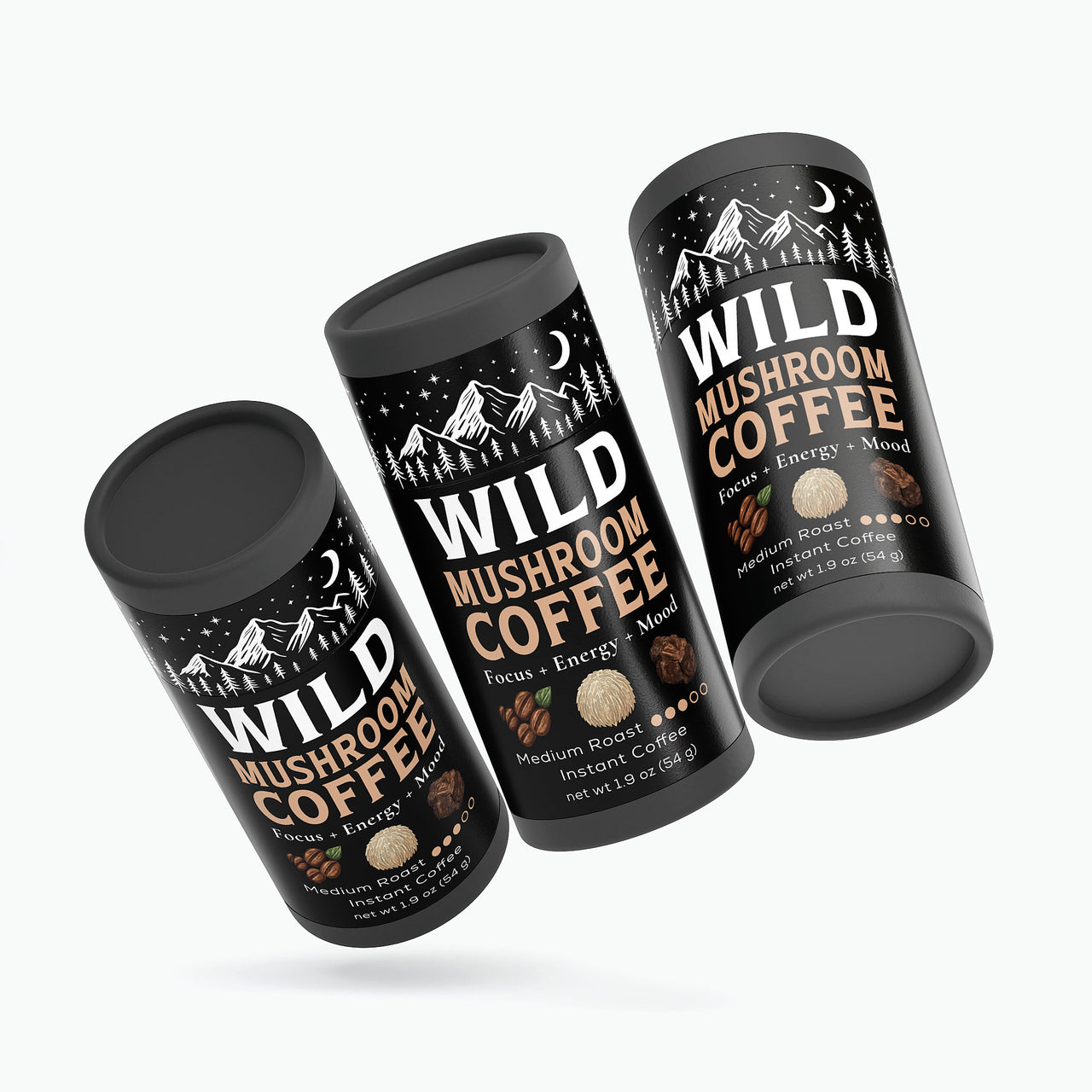 WILD Mushroom Instant Coffee (Medium Roast)