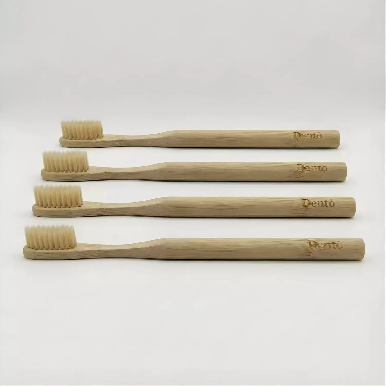 Dentō Honmono 本物 Boar Bristle Toothbrush 4-Pack