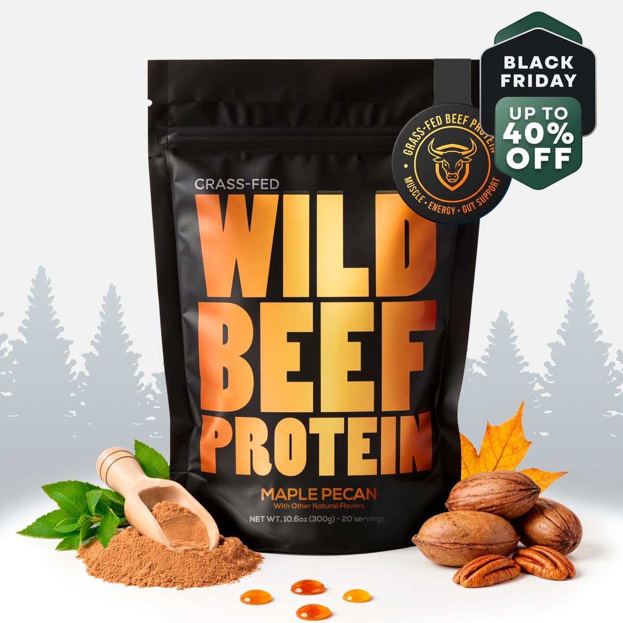 Beef Protein, 20 servings – Grass-Fed Muscle Recovery Protein