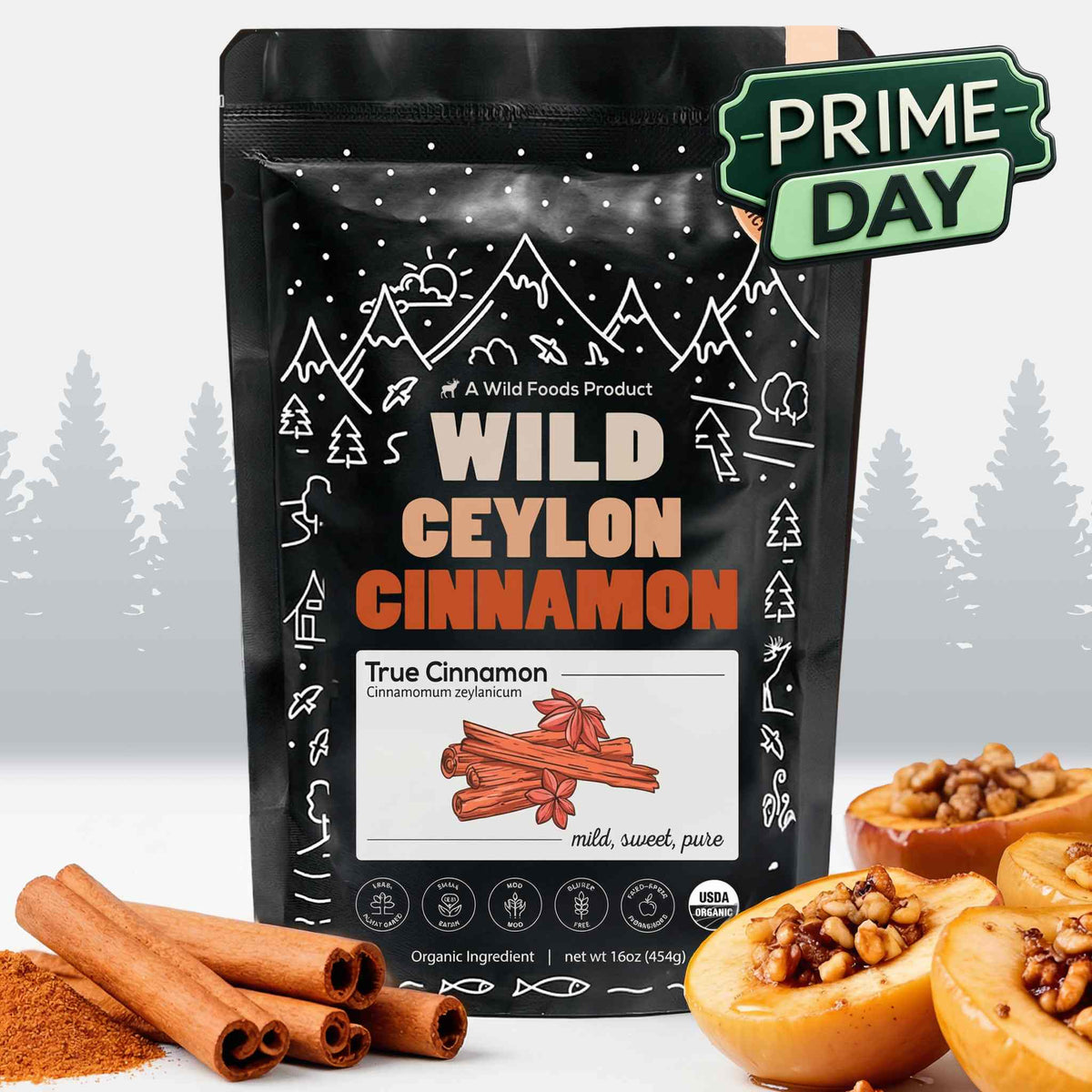 Ceylon Cinnamon Powder Organic, 64 servings