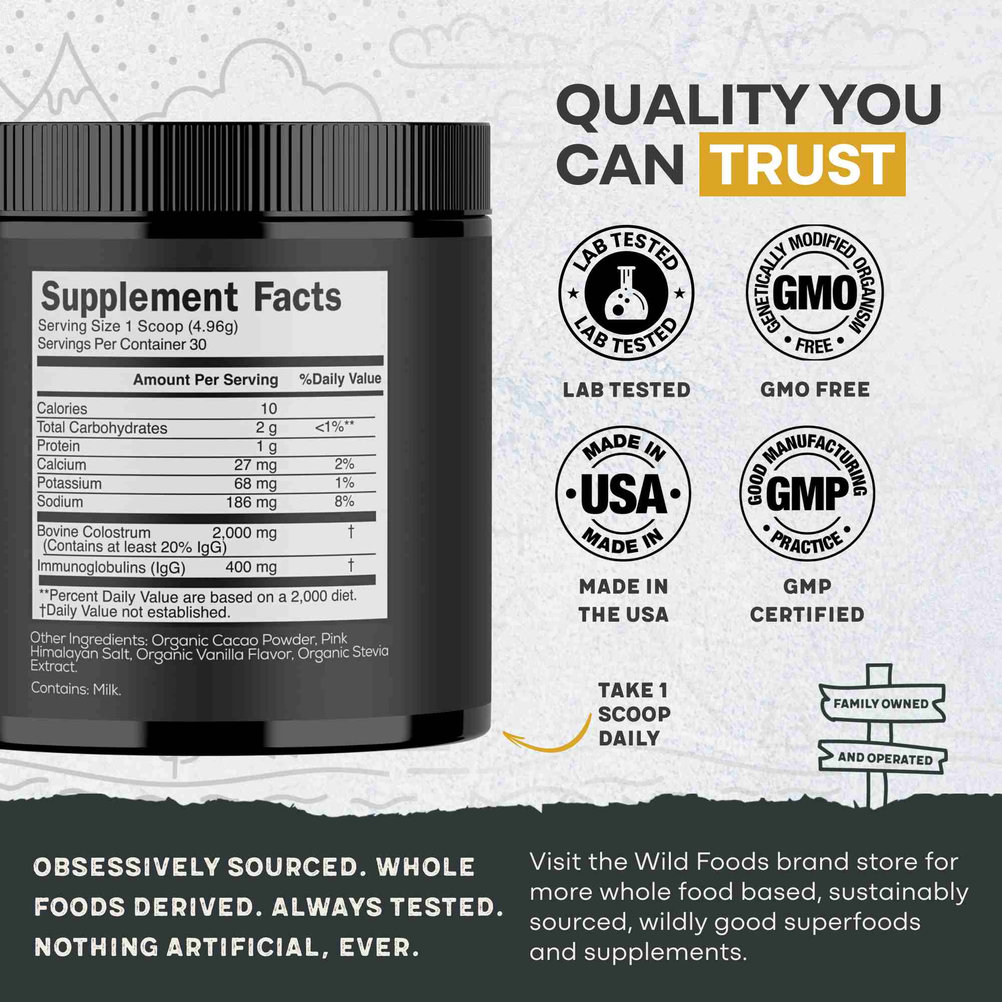 Colostrum, 30 servings – Gut Health & Immunity Boost