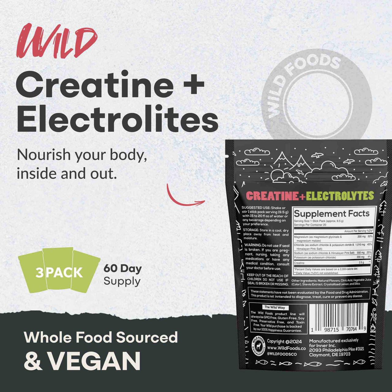 Creatine + Electrolytes, Delicious Dragonfruit For Performance & Hydration