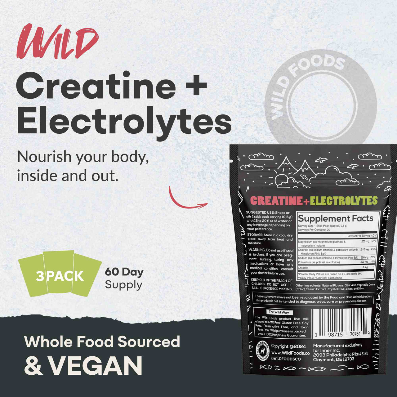 NEW! Creatine + Electrolytes, Delicious Dragonfruit For Performance & Hydration