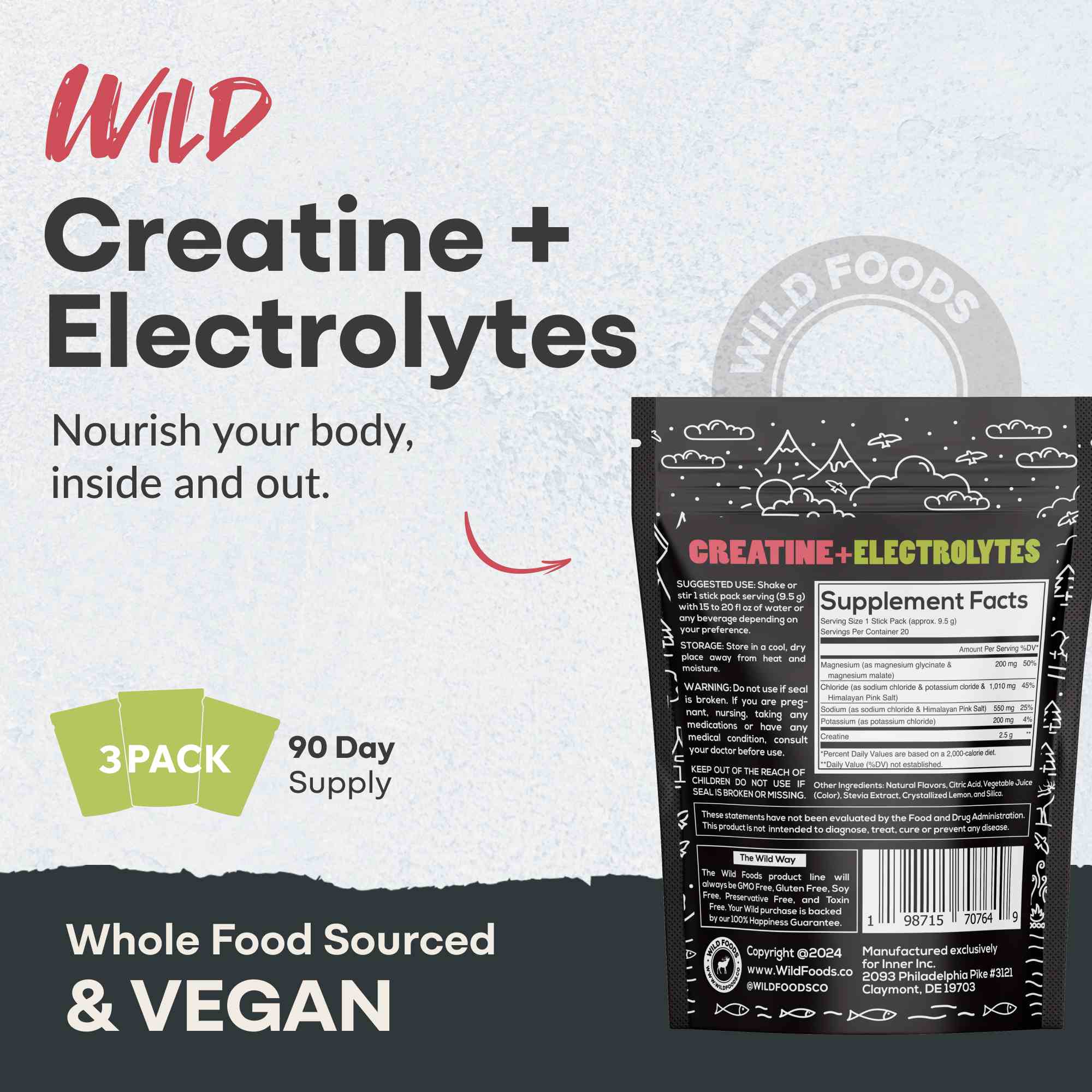 NEW! Creatine + Electrolytes, Delicious Dragonfruit For Performance & Hydration