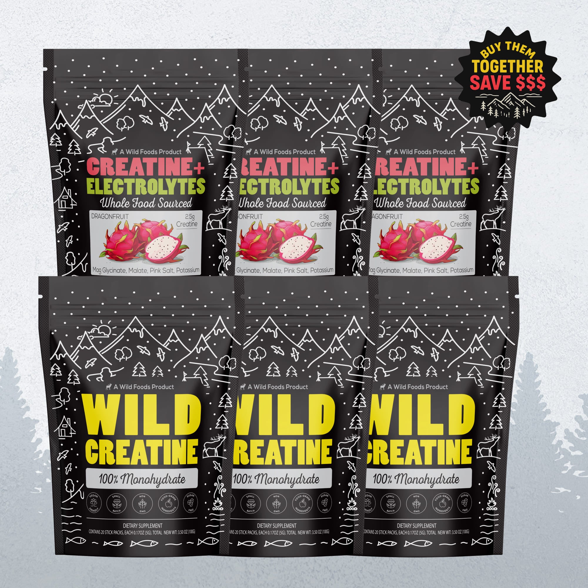 NEW! Wild Creatine Monohydrate, 20 Servings – 100% Pure for Strength & Endurance