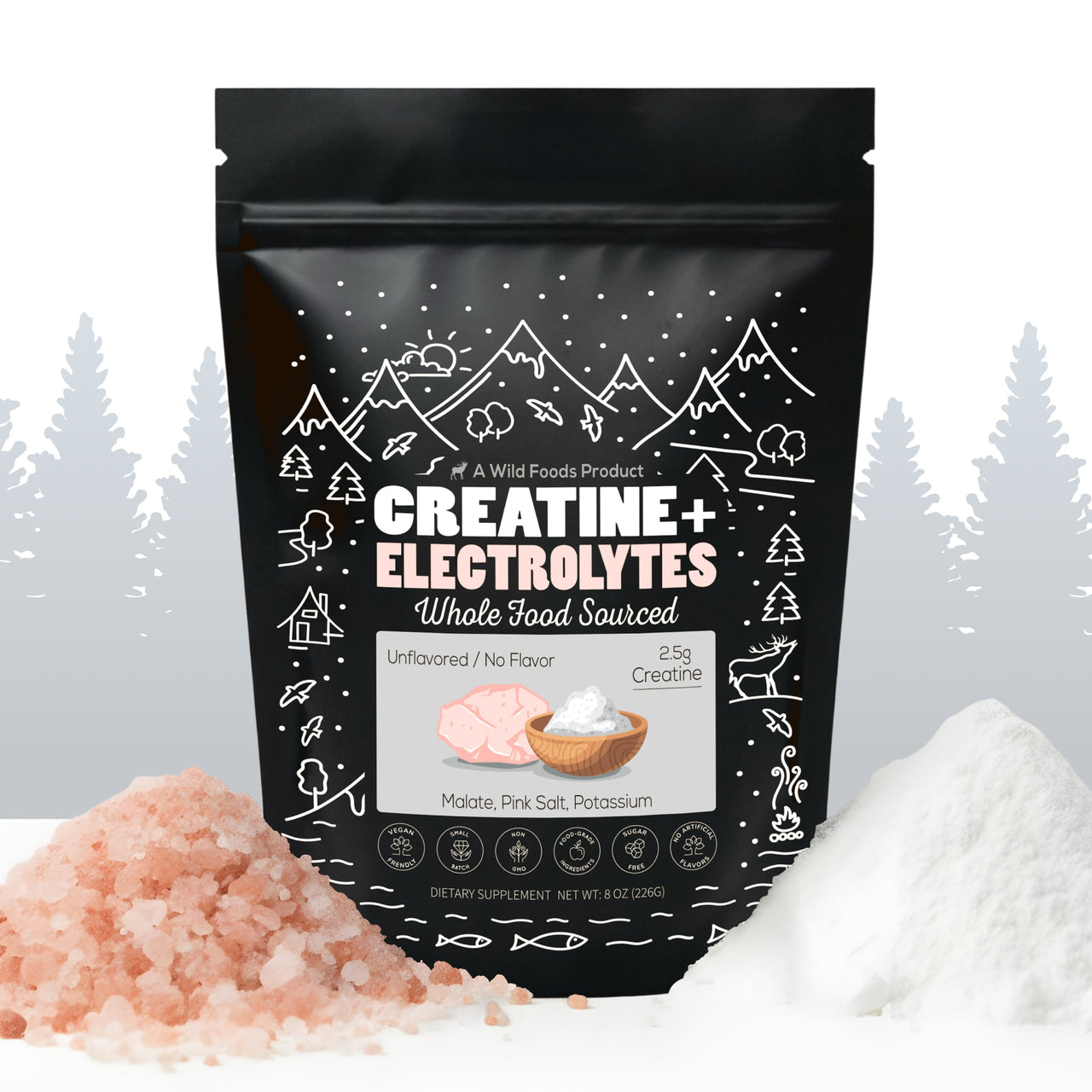 Wild Creatine + Electrolytes, Unflavored