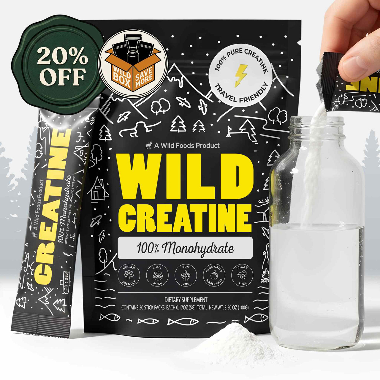 Wild Creatine Monohydrate