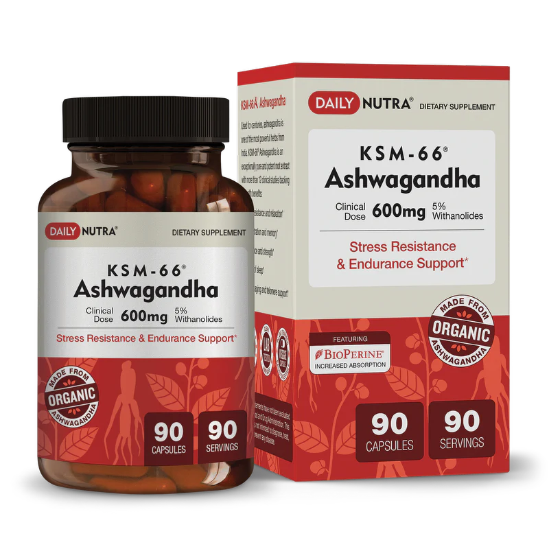 Daily Nutra KSM-66 Ashwagandha, 60 servings – Stress Relief & Relaxation