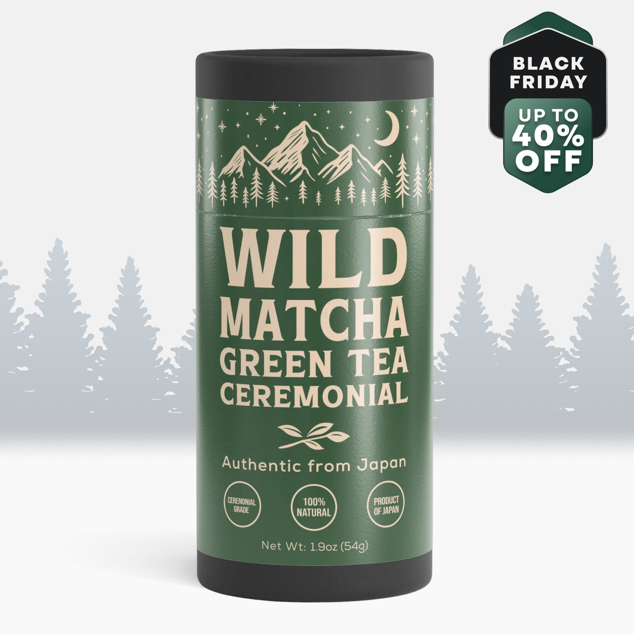 Wild Matcha Green Tea Powder — Ceremonial, Authentic from Japan