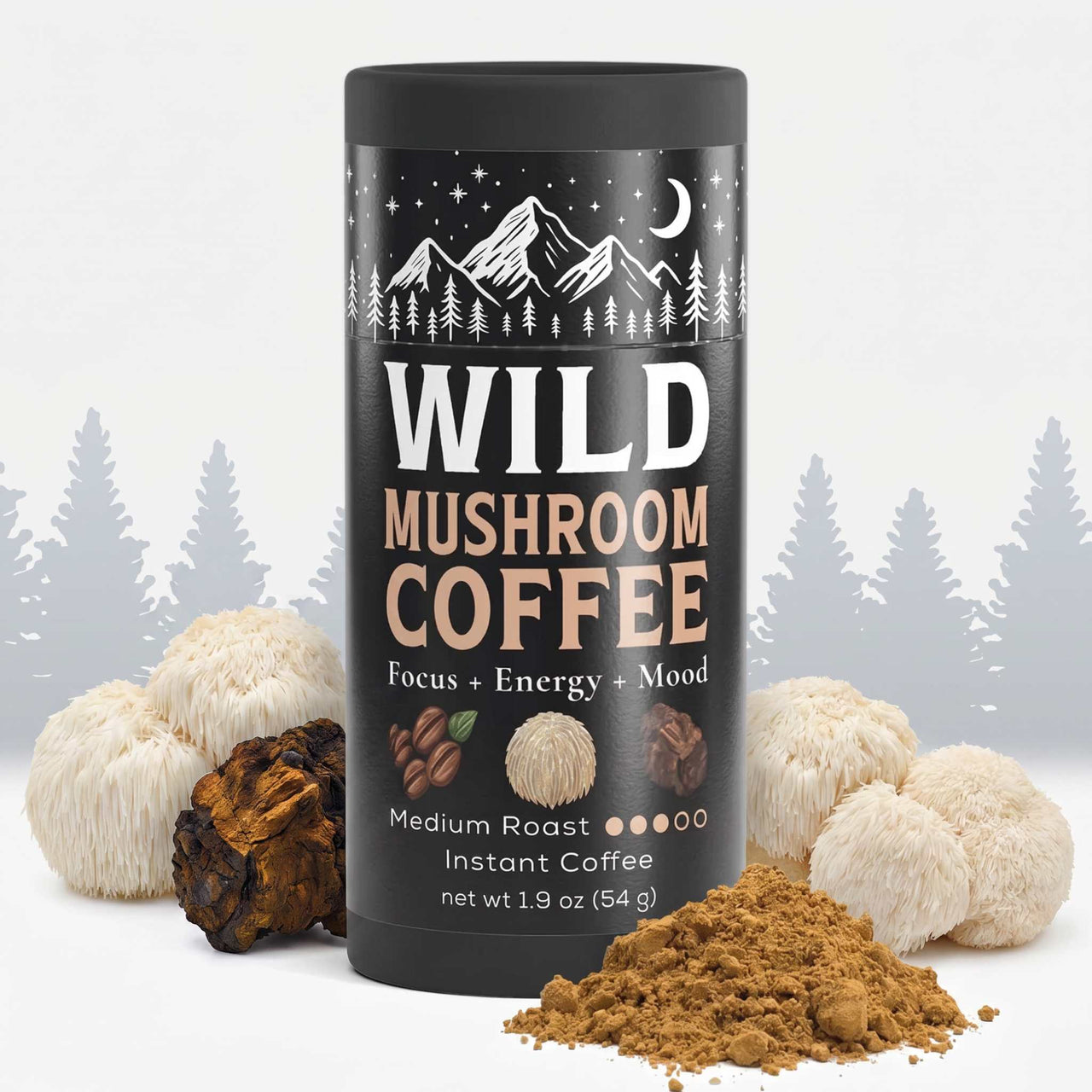 WILD Mushroom Coffee (Medium Roast)