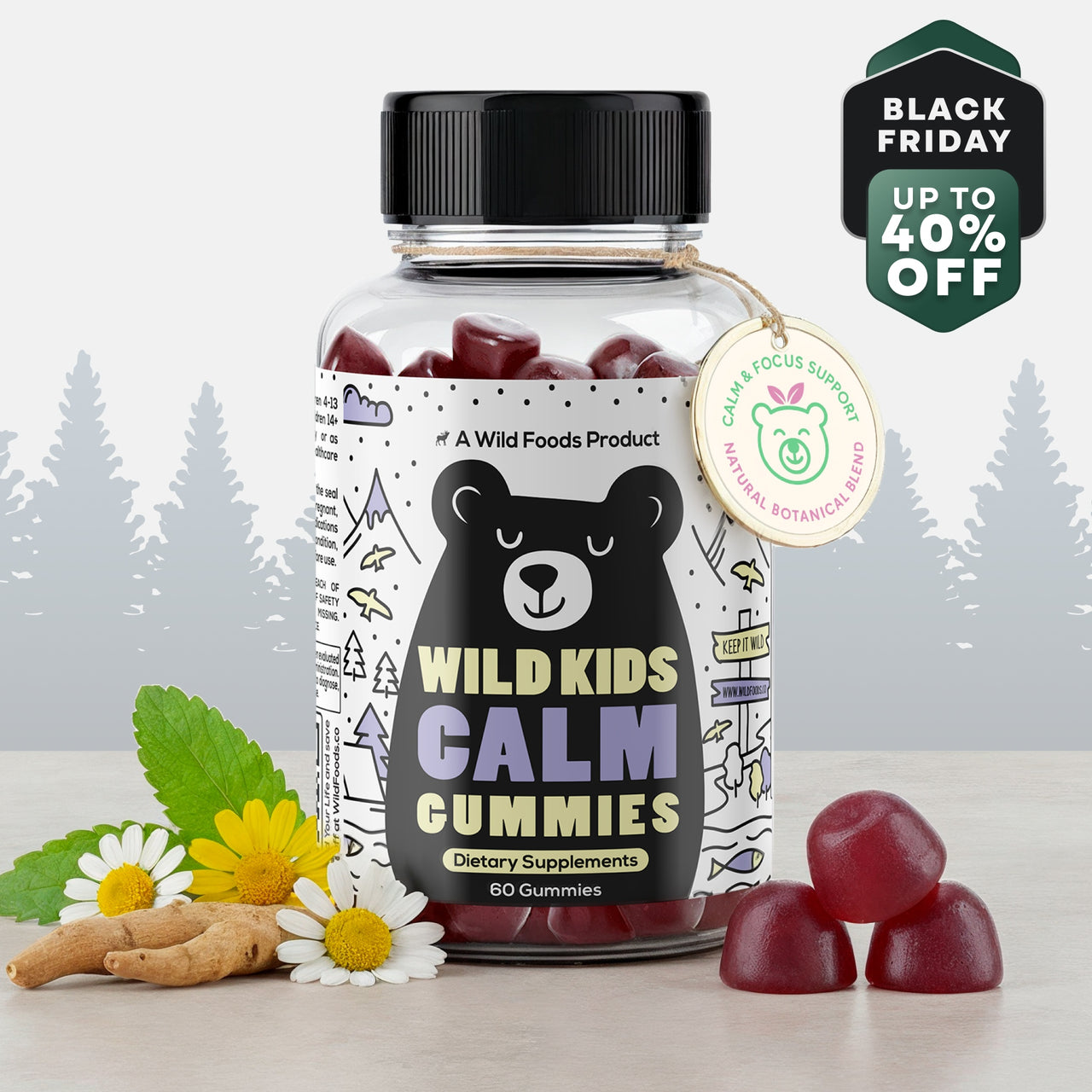 Wild Kids Calm Gummies – Relaxation & Sleep Support