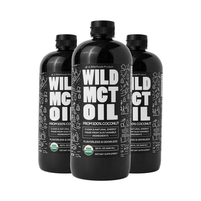 Organic Wild MCT Oil From 100% Coconuts