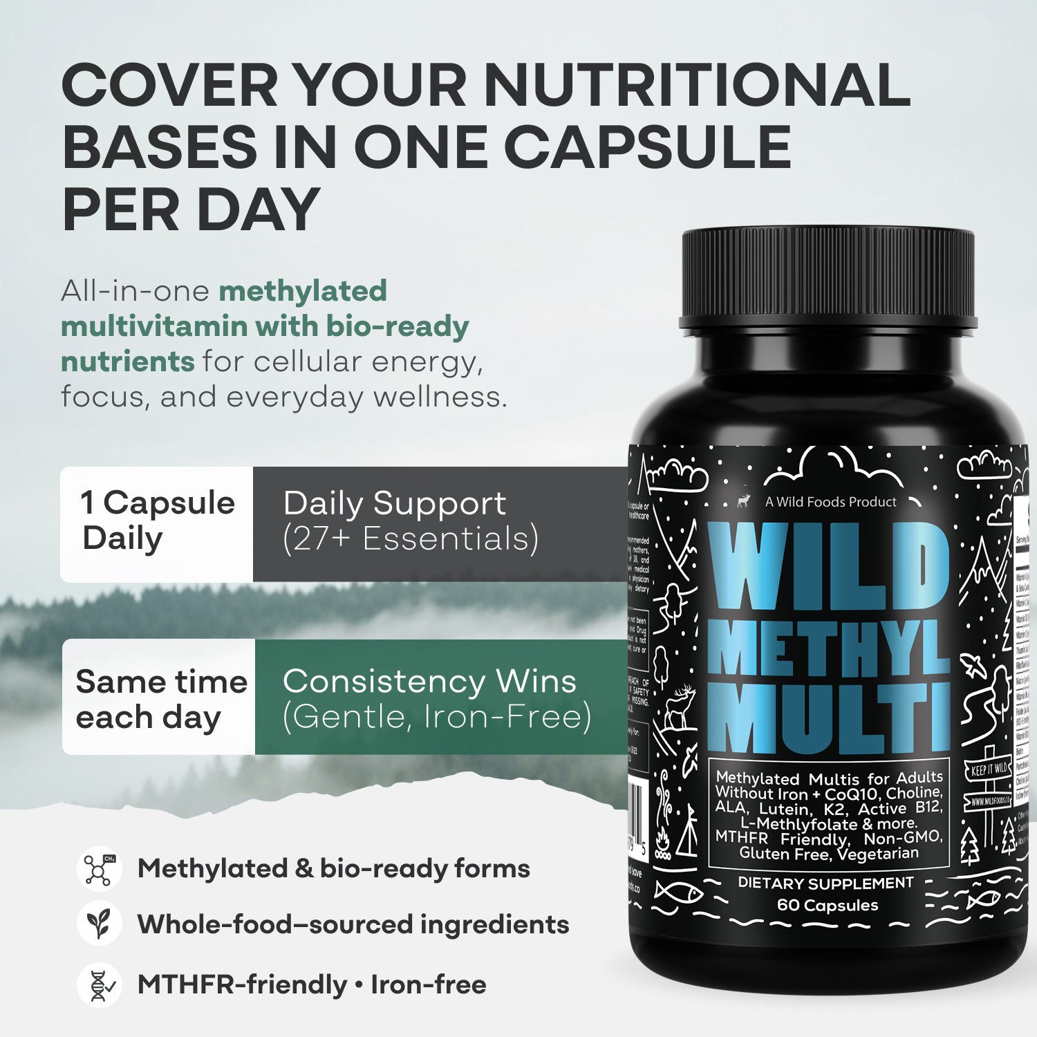 Methylated Whole Food Multivitamin