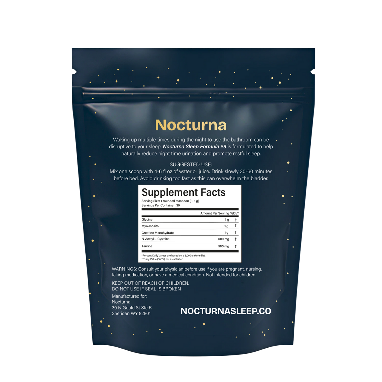 Nocturna, Sleep Formula #9