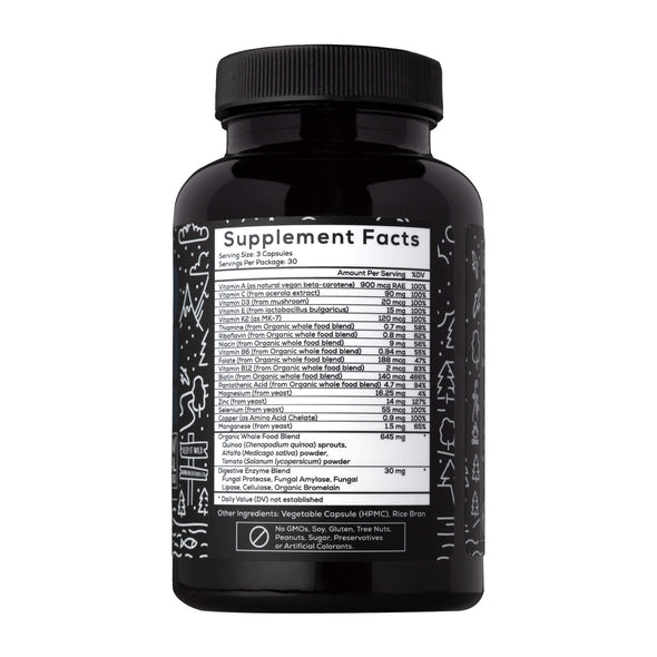 Whole Food Daily Multivitamin for Men case of 12 Wholesale Wild Foods   
