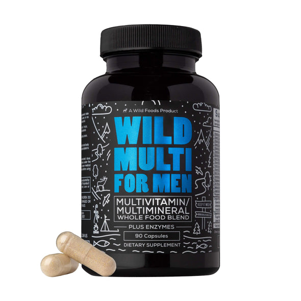 Whole Food Daily Multivitamin for Men case of 12 Wholesale Wild Foods   