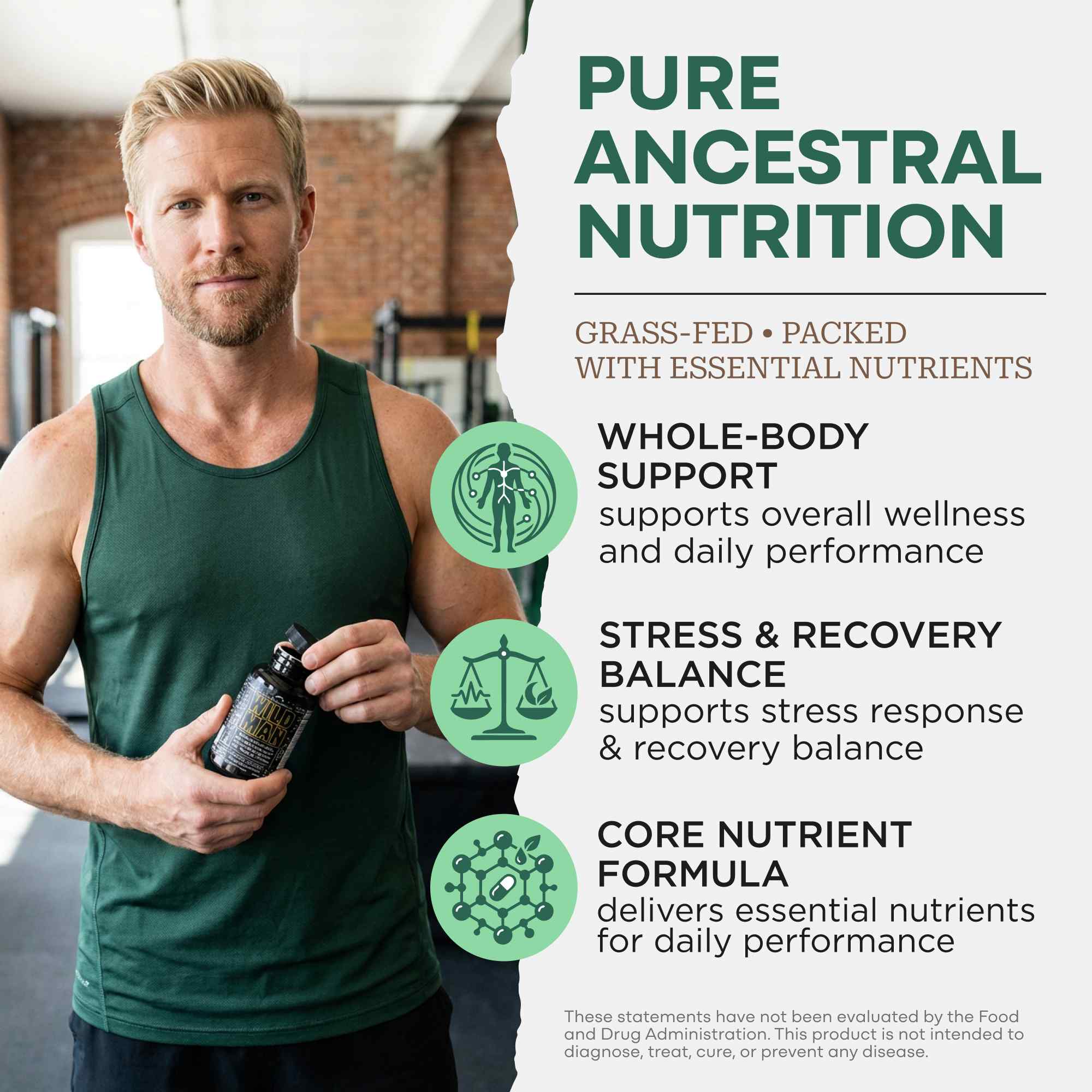 Wild Man Herbal Stack – Male Hormone Balance & Performance