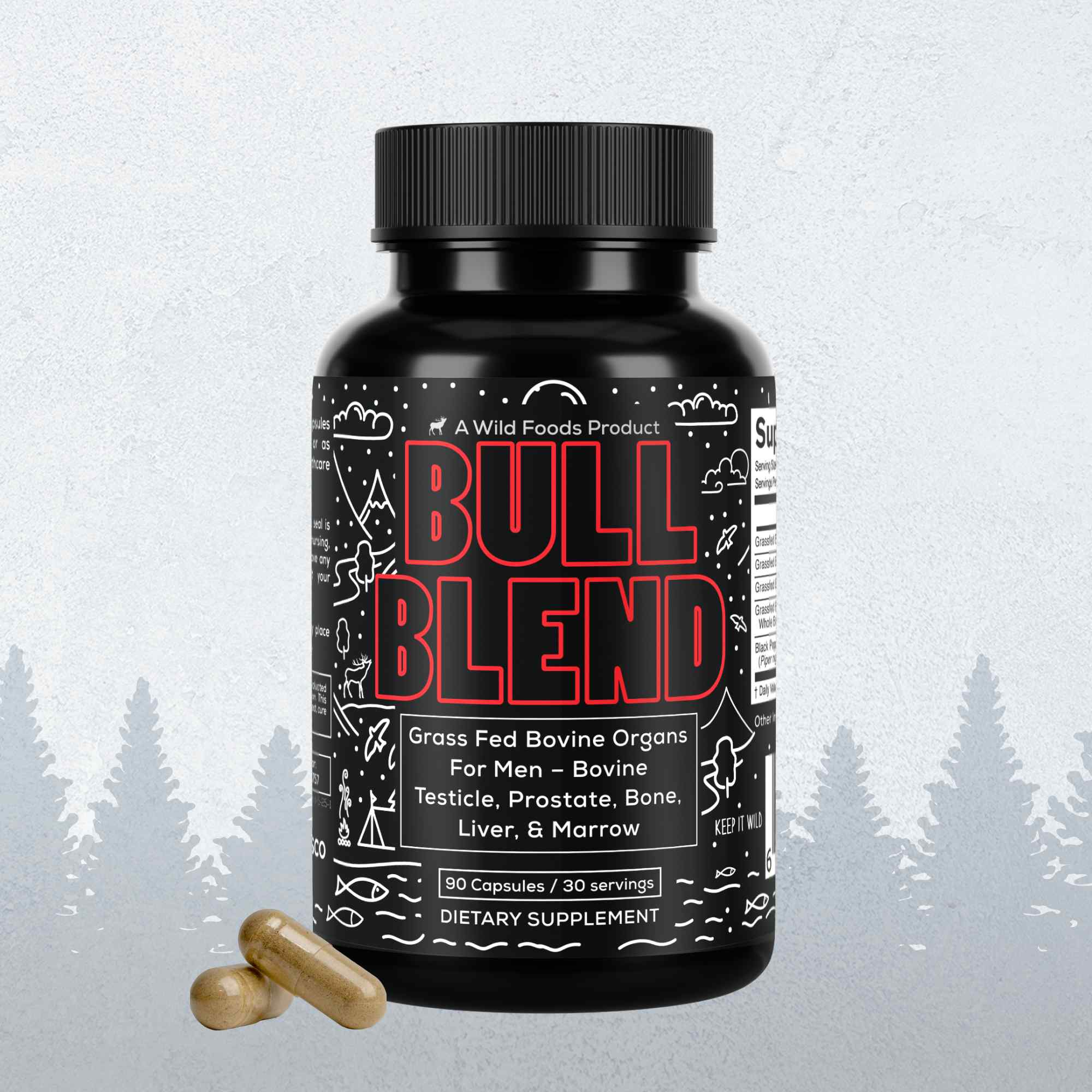 Bull Blend, 30 servings – Natural Male Hormone & Energy Support