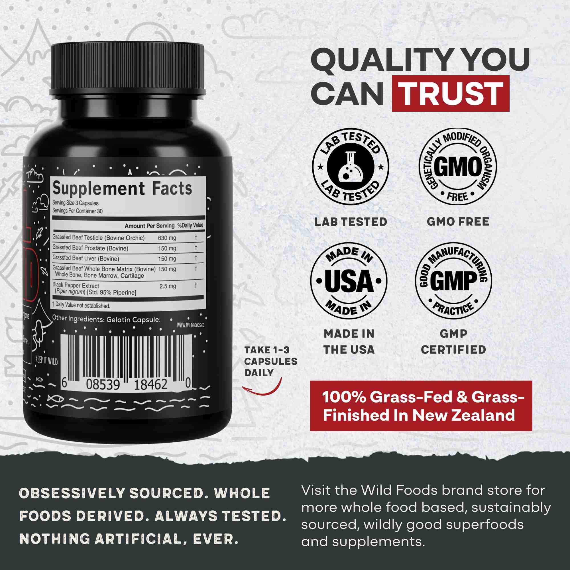 Bull Blend, 30 servings – Natural Male Hormone & Energy Support