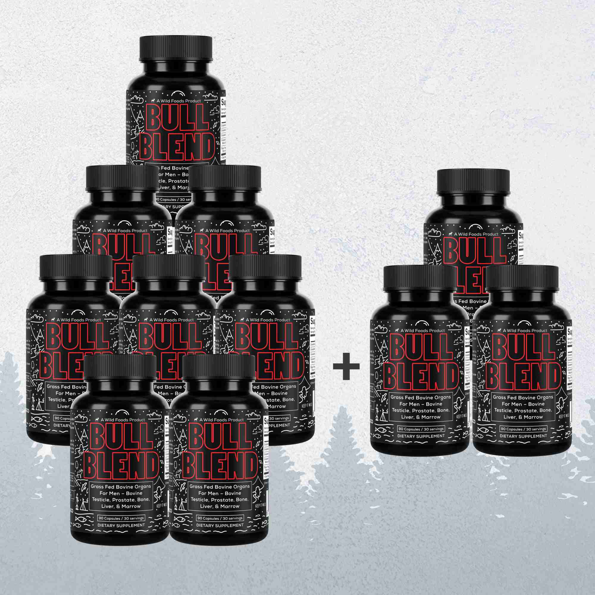 Bull Blend, 30 servings – Natural Male Hormone & Energy Support