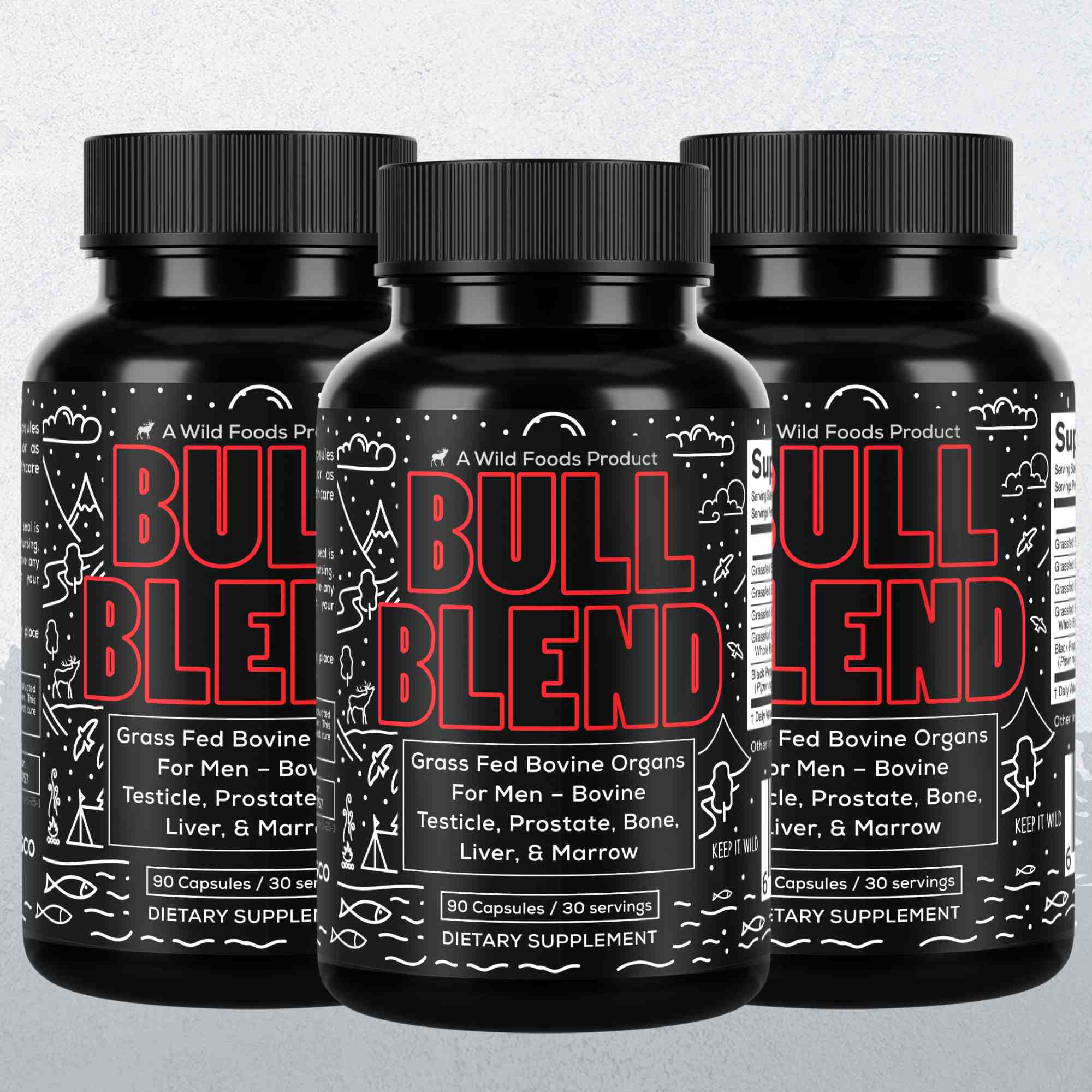 Bull Blend, 30 servings – Natural Male Hormone & Energy Support