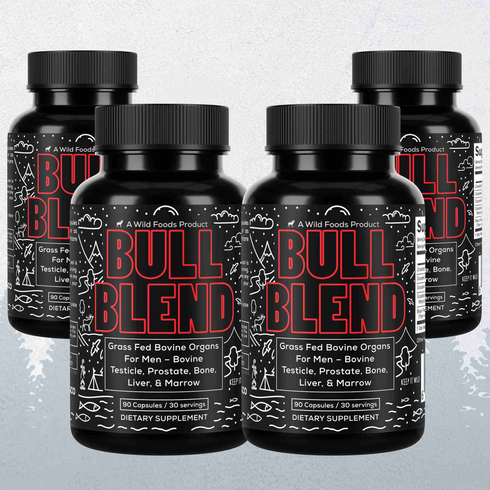 Bull Blend, 30 servings – Natural Male Hormone & Energy Support