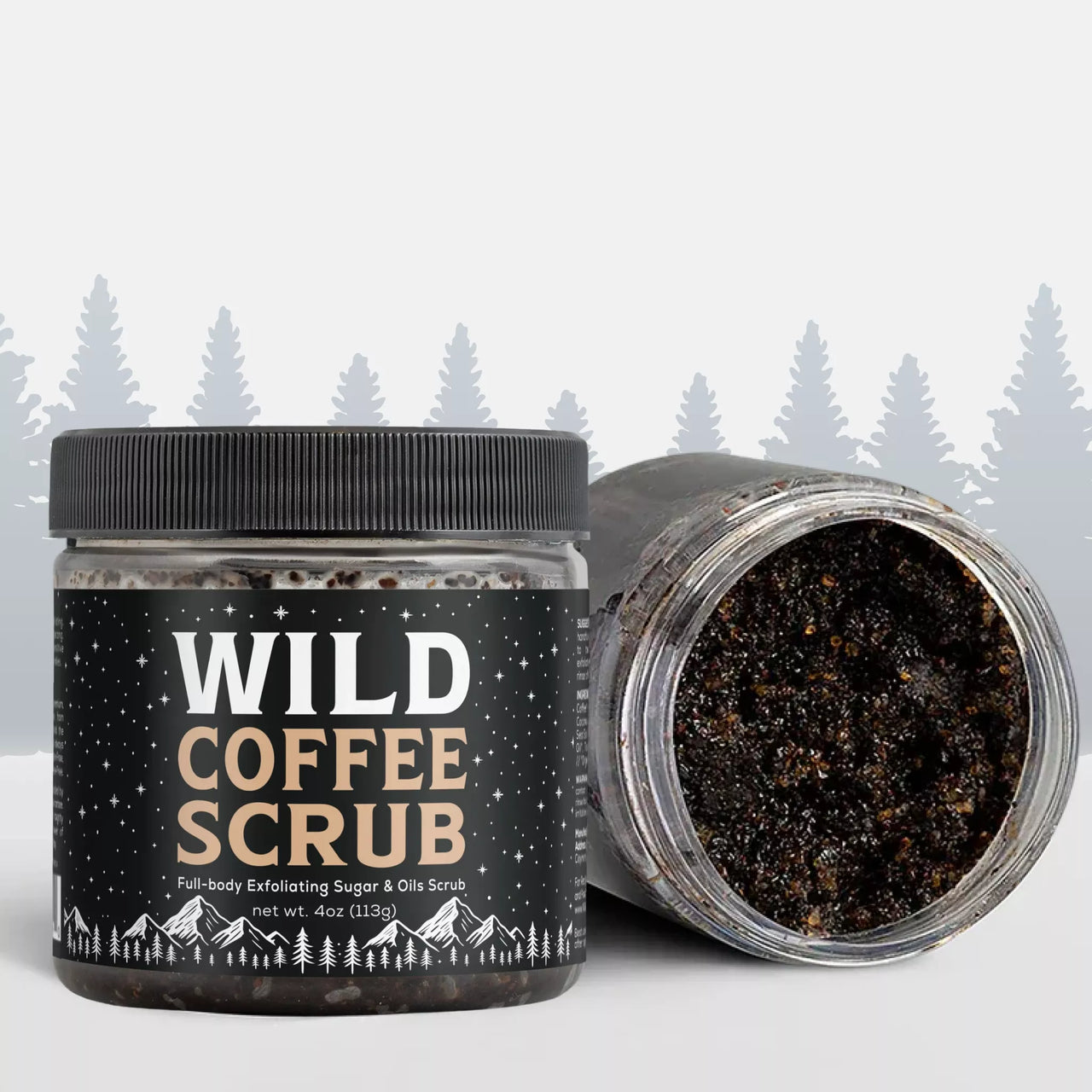 Wild Coffee Scrub — Full-Body Exfoliating Sugar & Oils Scrub