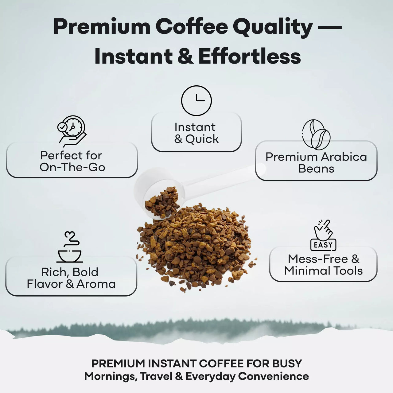 Wild Instant Coffee (Dark Roast) — Single Origin, 100% Arabica