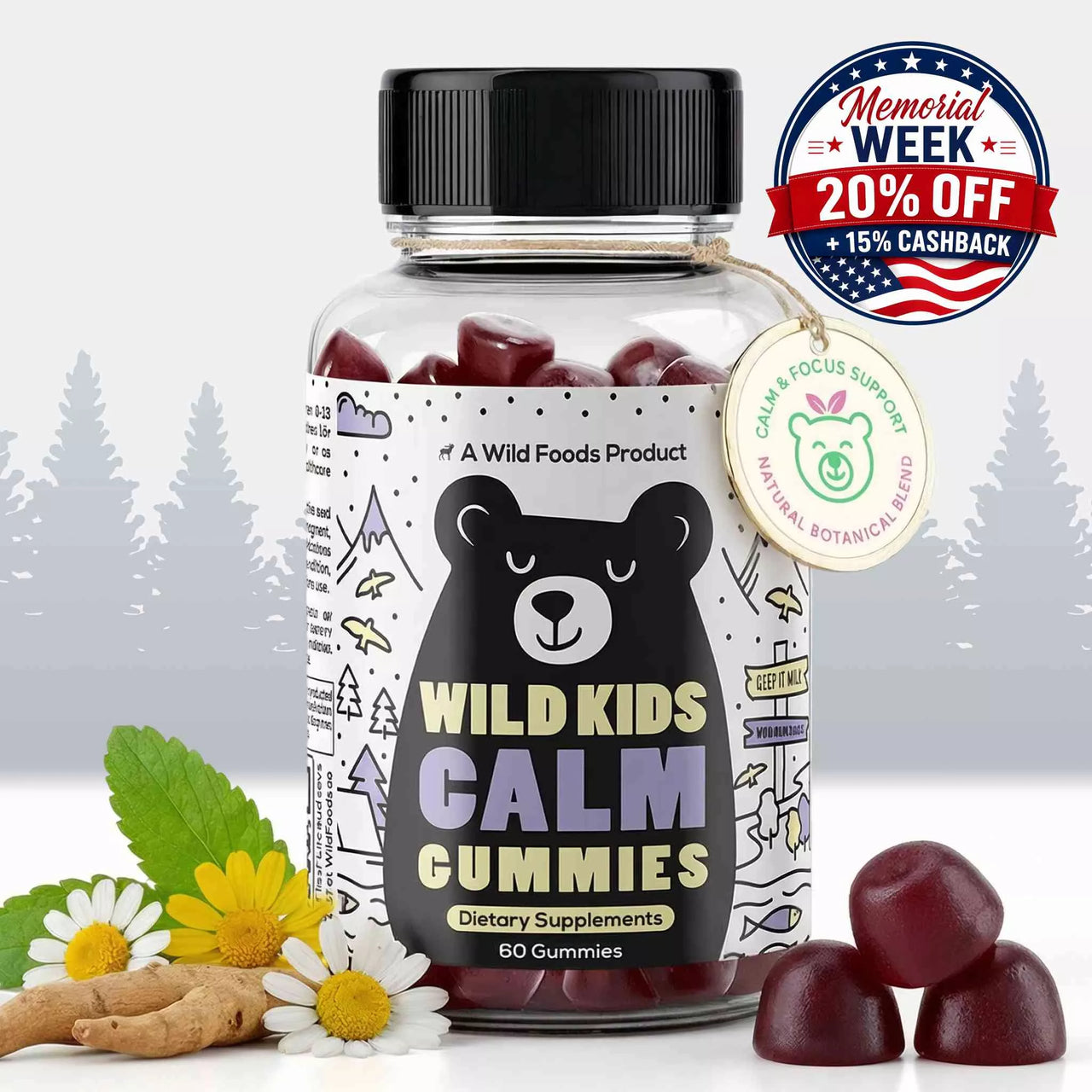 Wild Kids Calm Gummies – Relaxation & Sleep Support