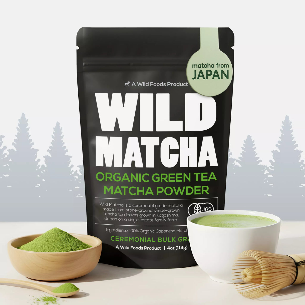 Matcha, 114 servings - Ceremonial Grade, Sustained Energy and Mood Enhancer