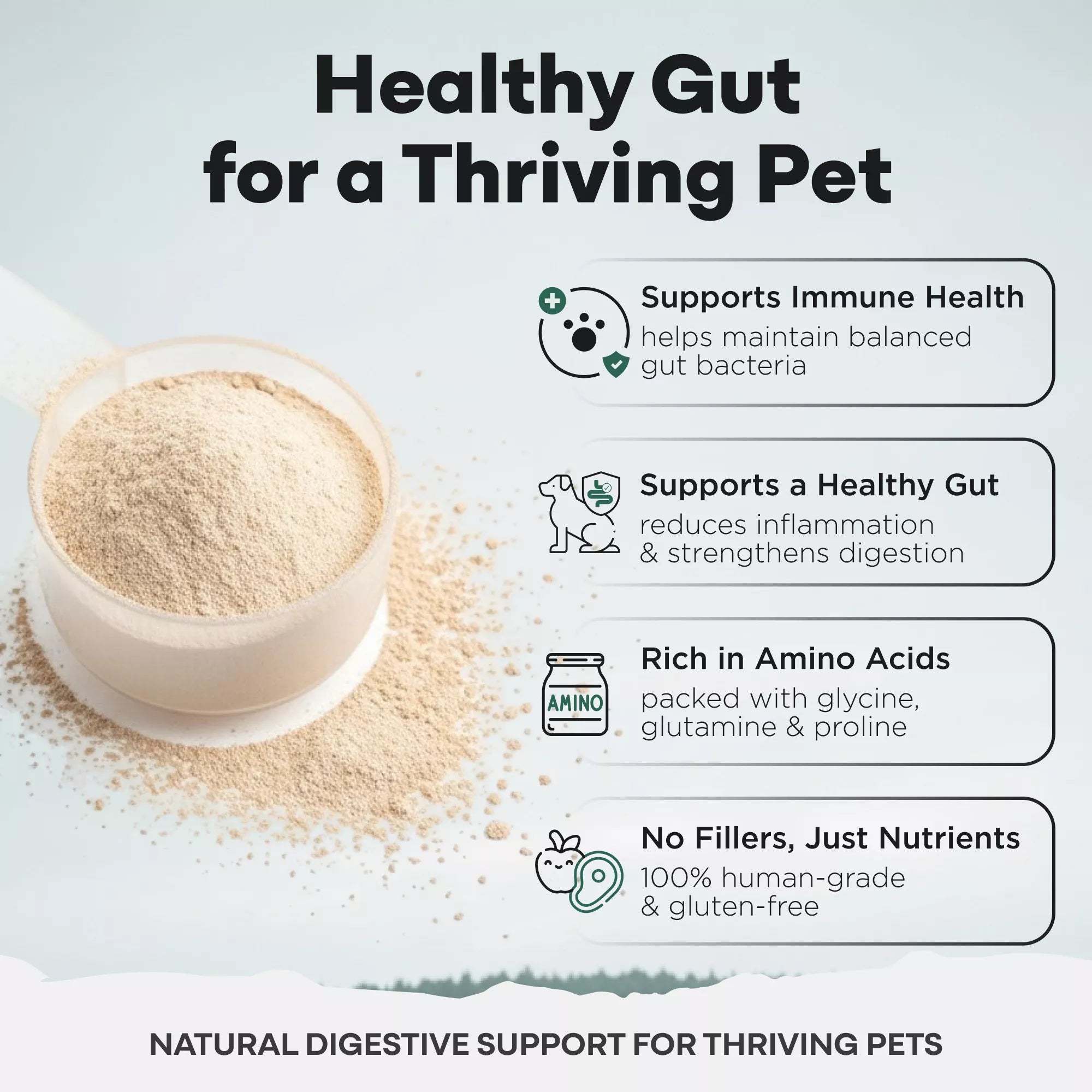 Wild Bone Broth for Pets, Gut & Immune Support